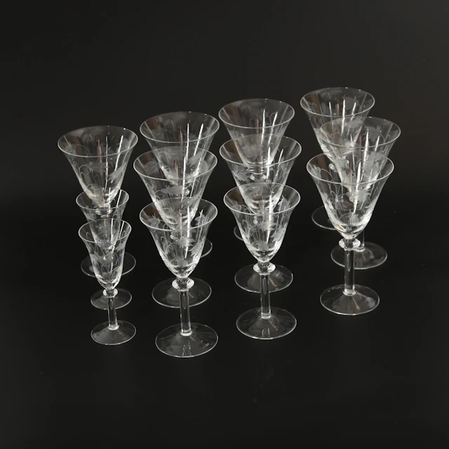 GLAS, 12 st, "Blåklocka", 1900-talets senare del.