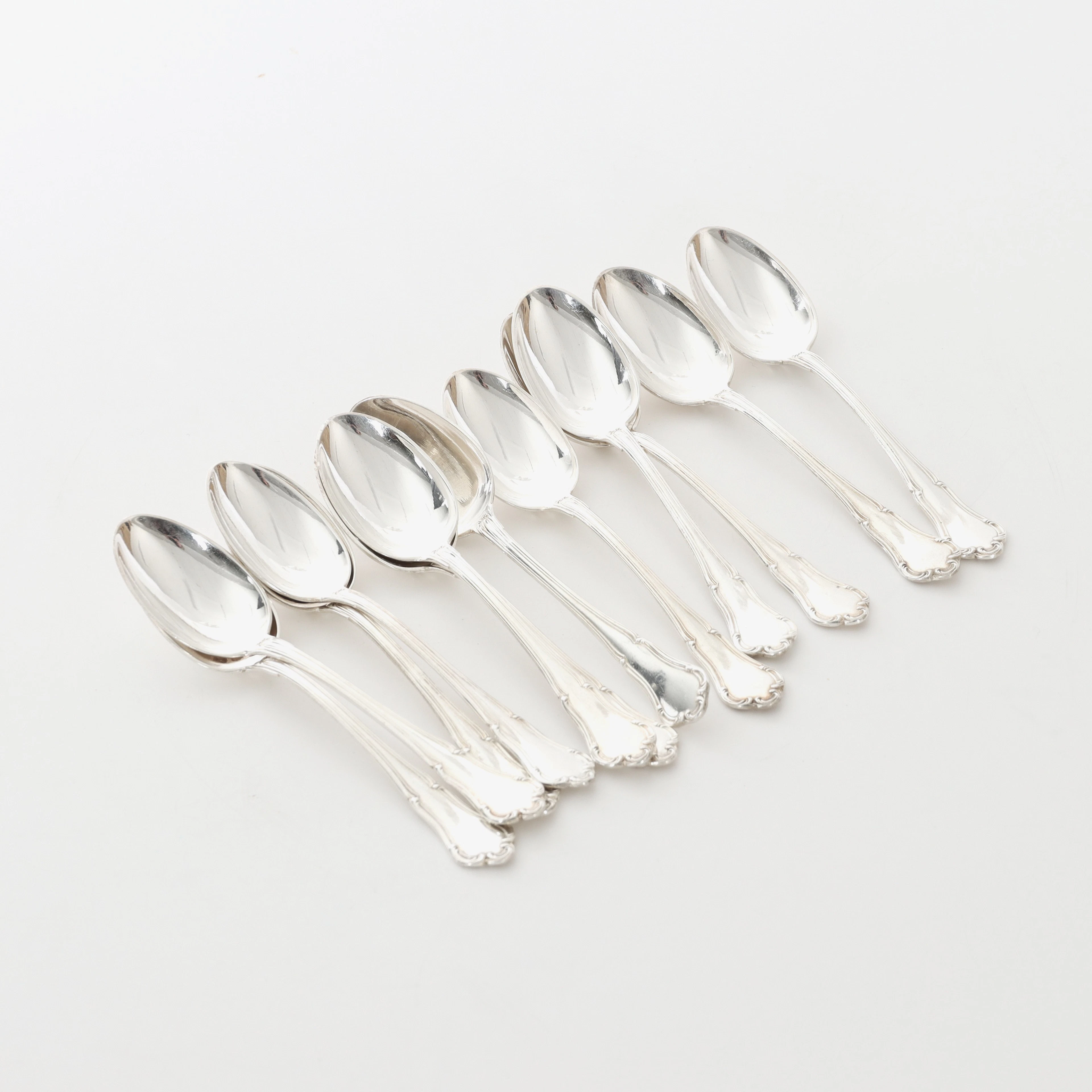 TESKEDAR, 12 st, silver, Carl Hoff Helsingborg, 1944.