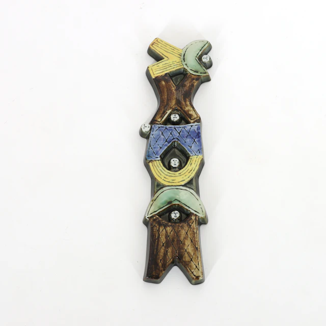LISA LARSON. 1931-2024. Väggplakett "Harlekin", Gustavsberg, 1960-1969.