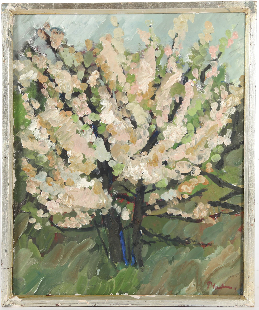 GÖTE PLAHN. 1913-1999. Olja på duk, signerad.