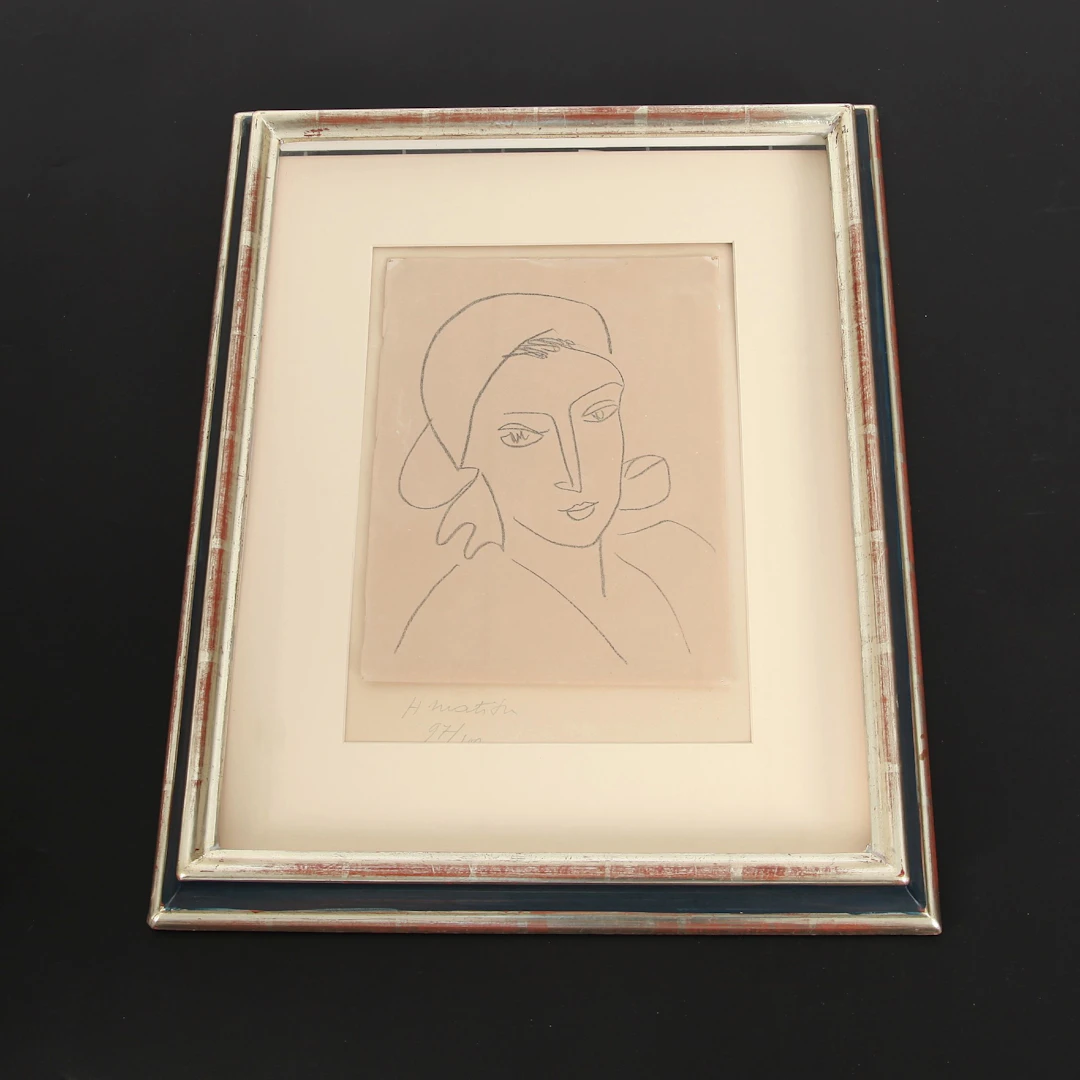 HENRI MATISSE. 1869-1954. Litografi, "Catherinette", 1946, signerad, 94/100.