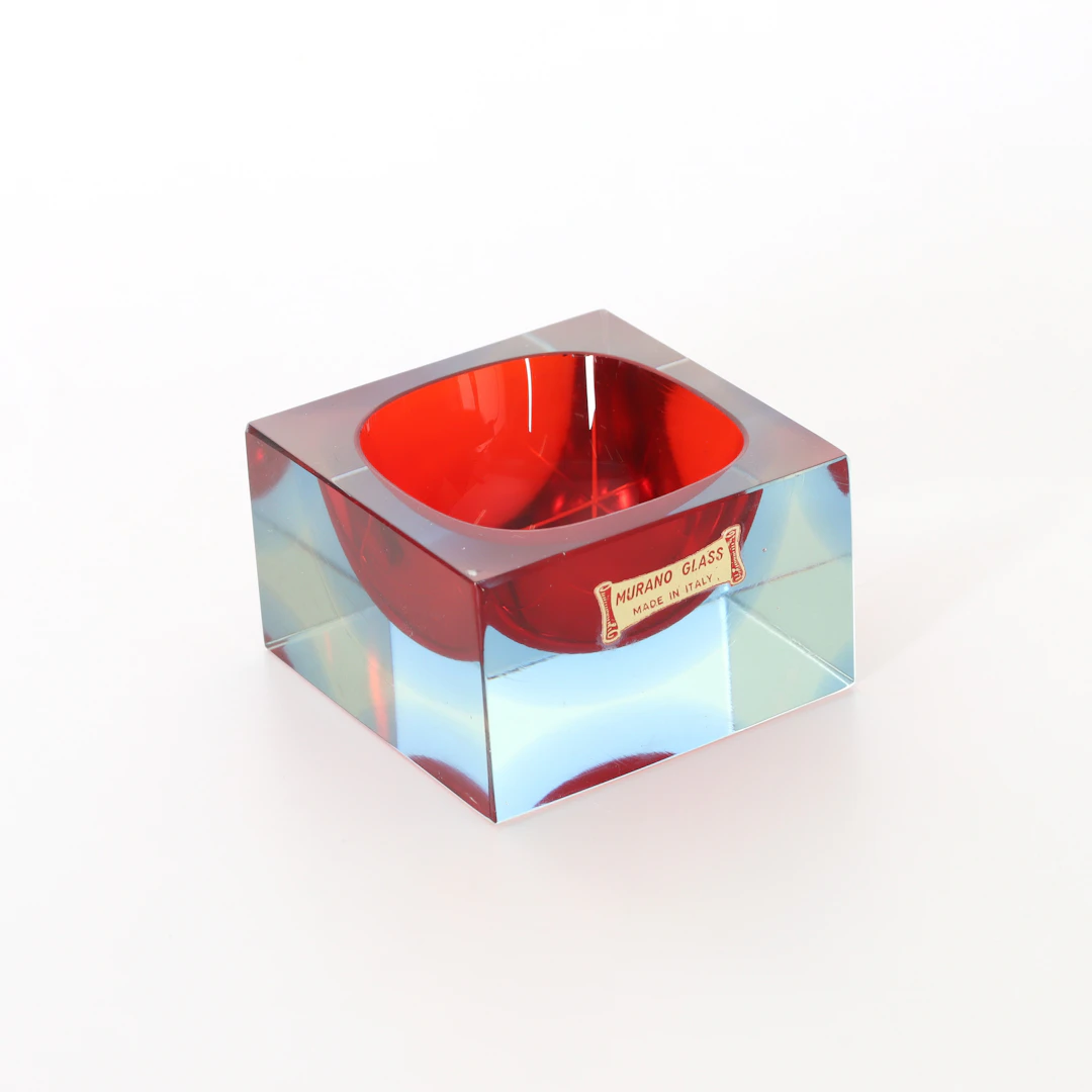 FLAVIO POLI. 1900-1984. Skål, Murano, 1970-tal.