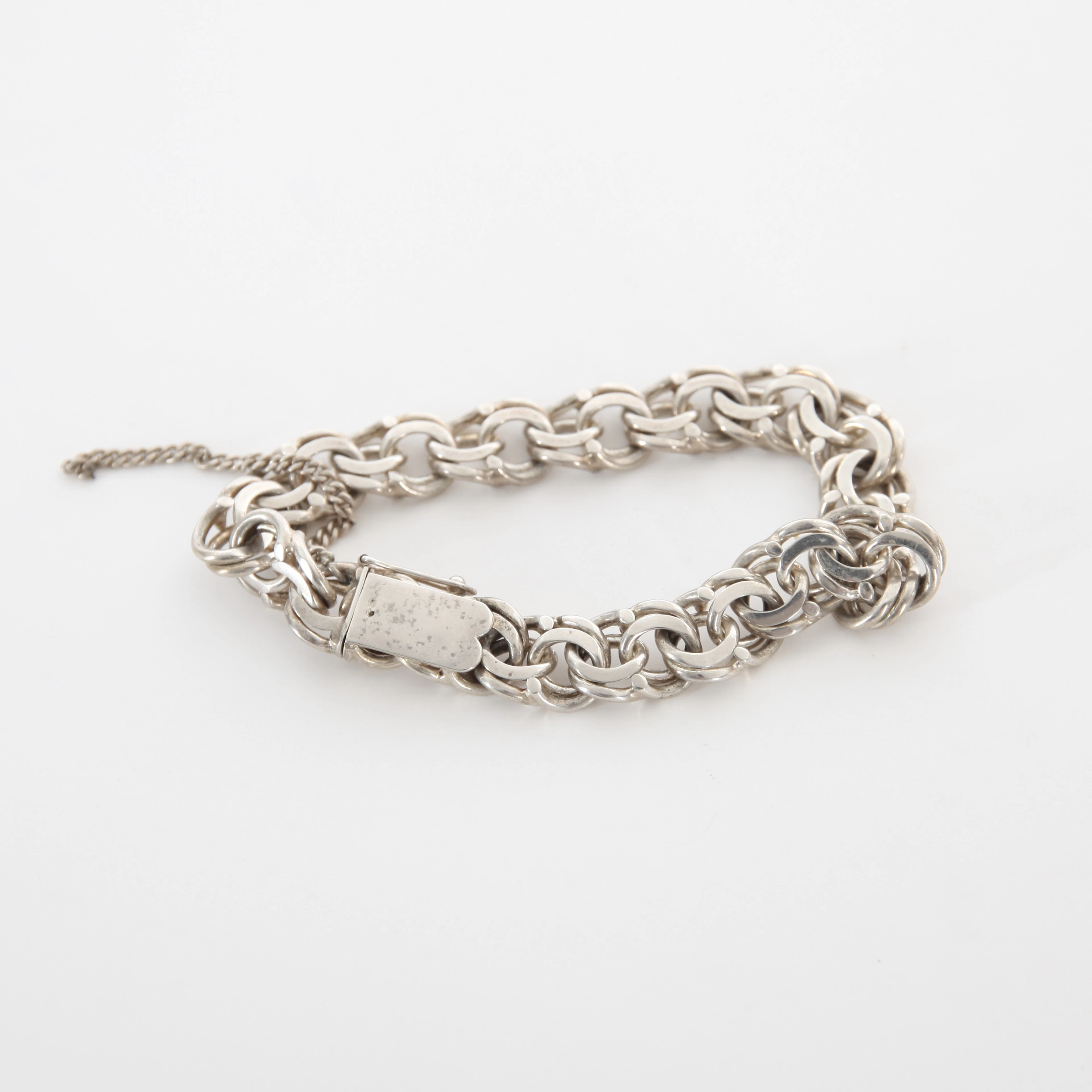 ARMBAND, Bismarcklänk, silver, 1900-talets andra hälft.
