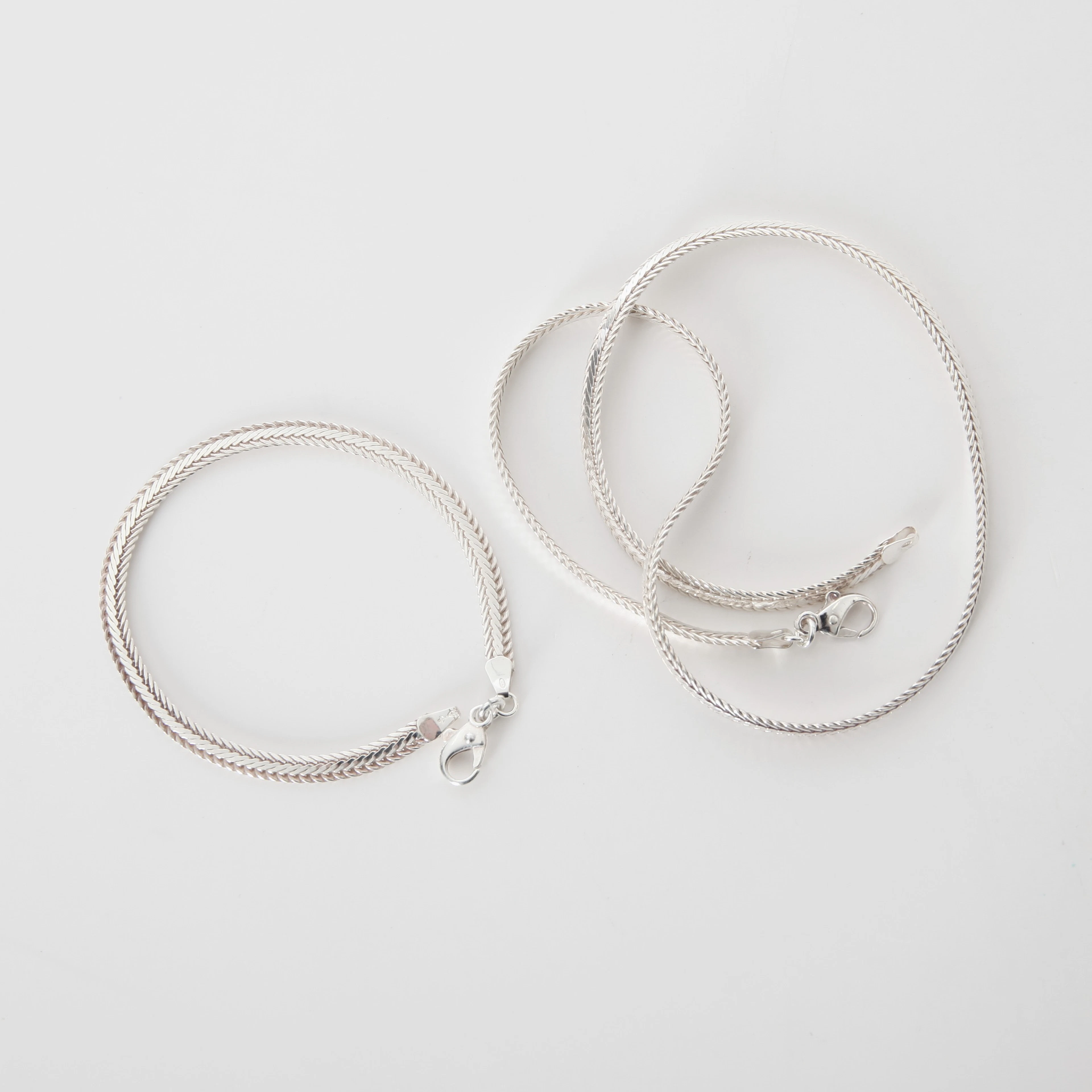 SMYCKESET, 2 delar, Sterlingsilver, Balestra, Italien.