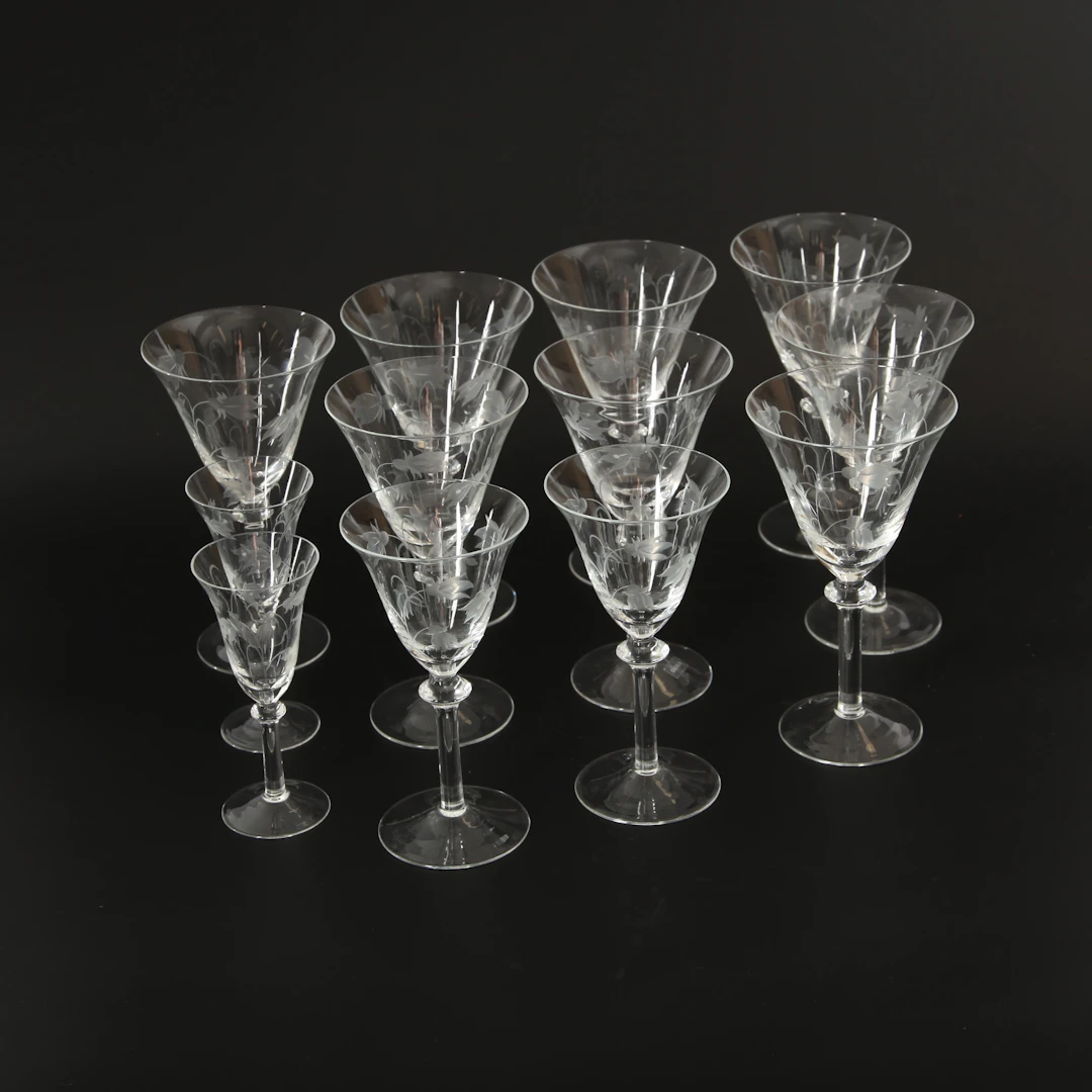 GLAS, 12 st, "Blåklocka", 1900-talets senare del.