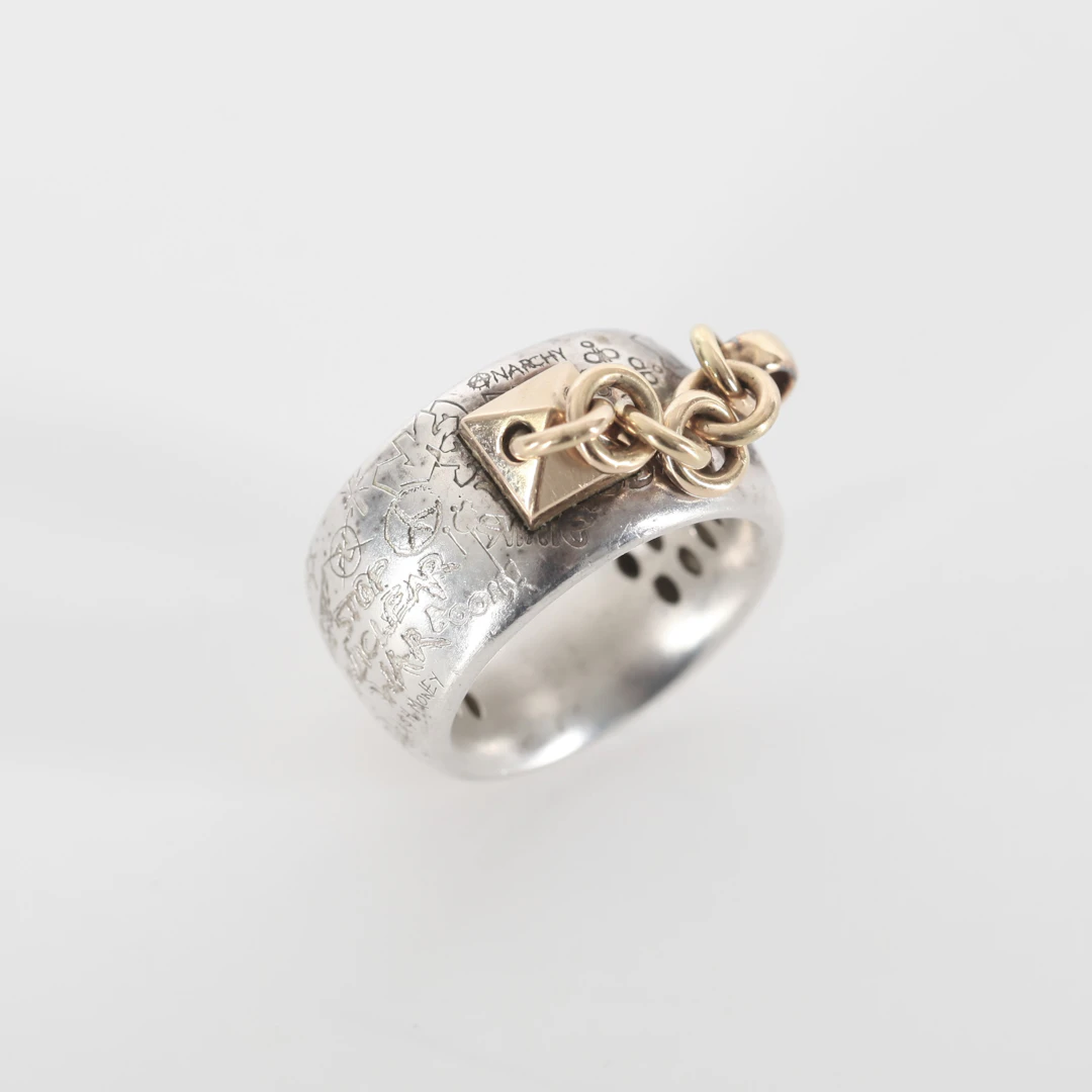 HÅKAN ORRLING. f 1971, Ring "Nubien Heritage Graffiti", silver och