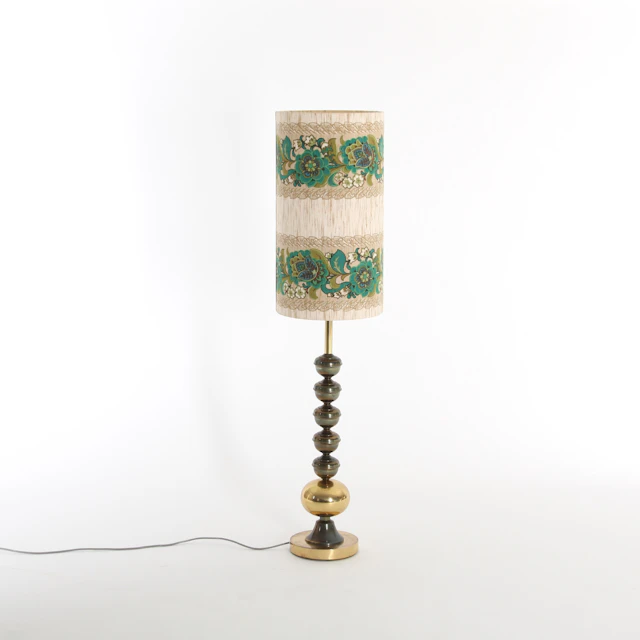 GOLVLAMPA, 105 cm hög, Boréns Sverige 1960/70-tal.