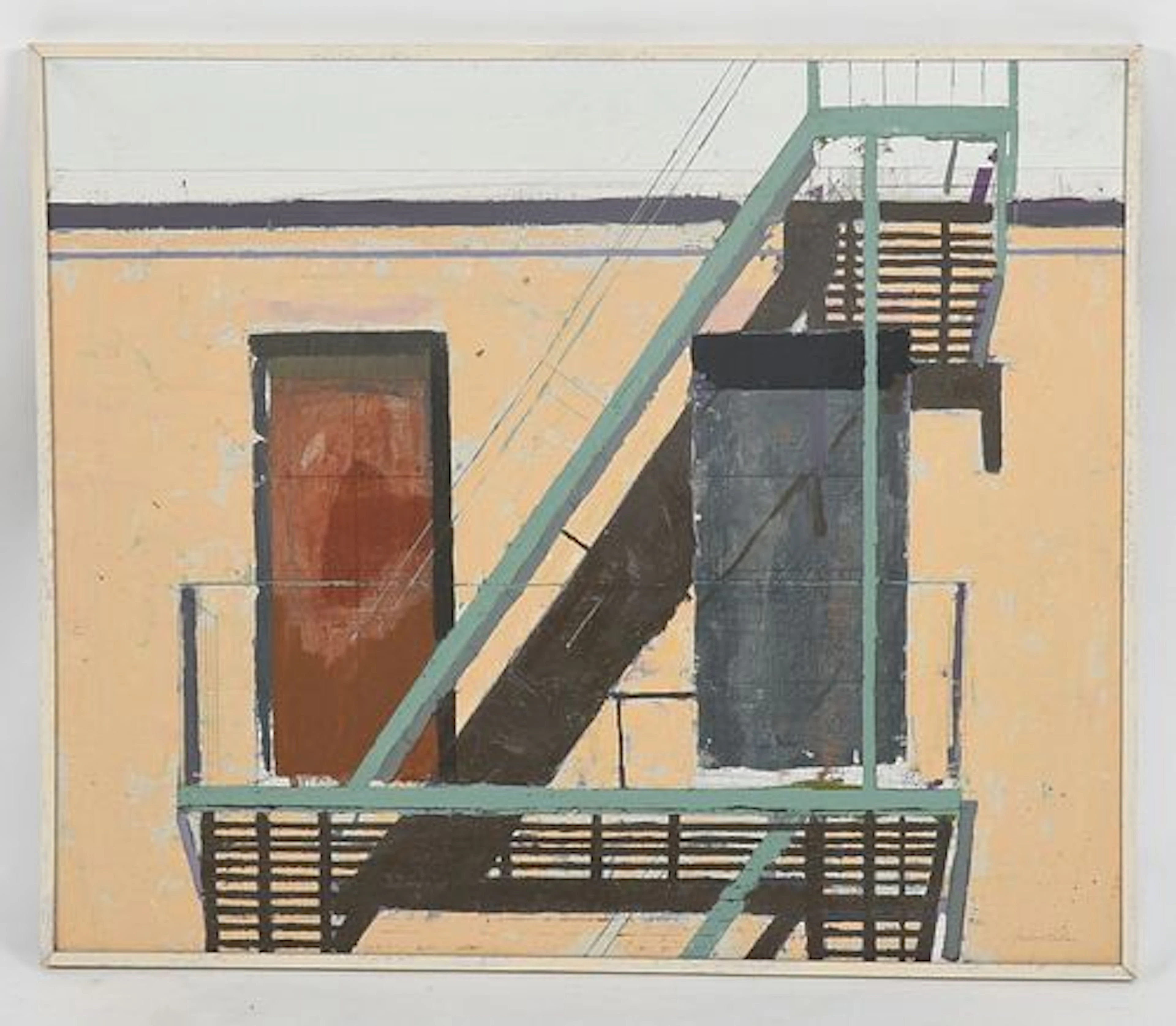 Arthur Morris Cohen (American, 1928-2012), "Fire Escape - 9th Street"