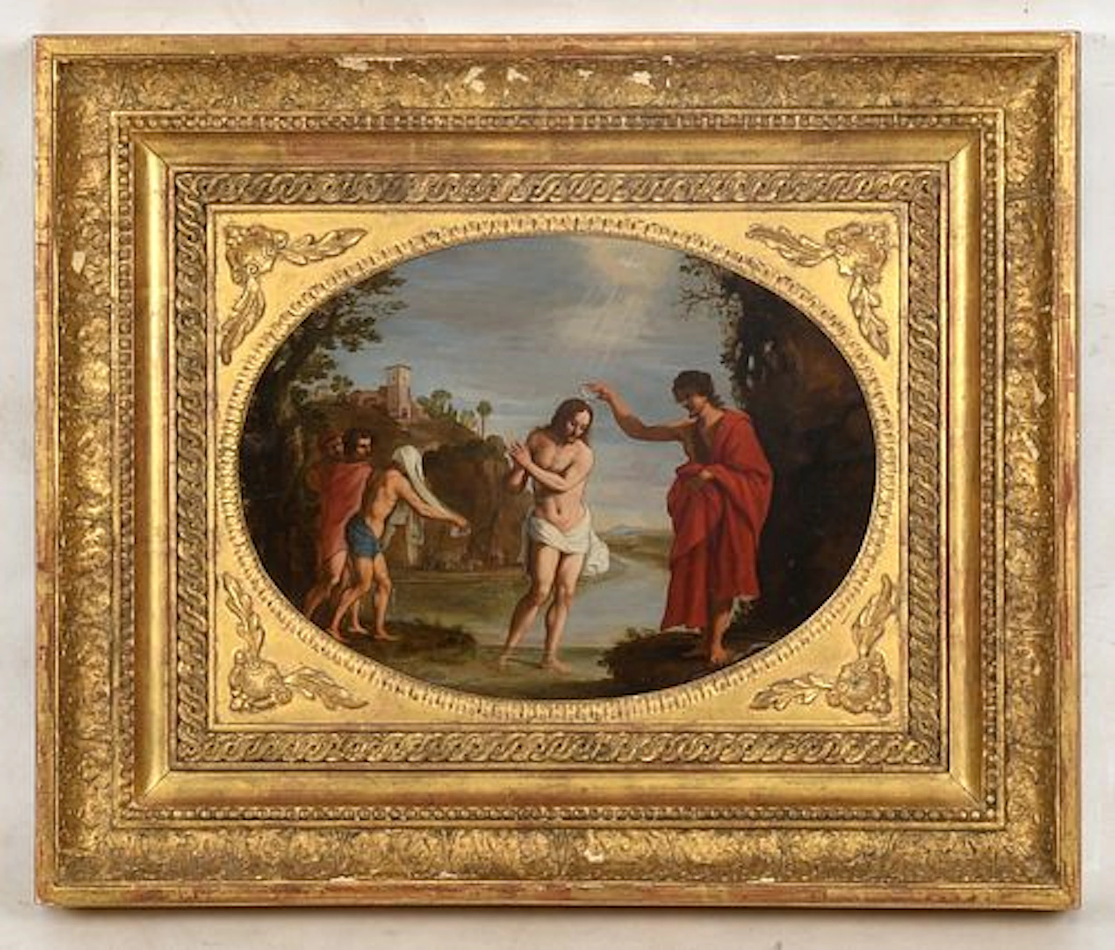 Follower of Filippo Napoletano (Italian, 1589-1629), The Baptism of Christ
