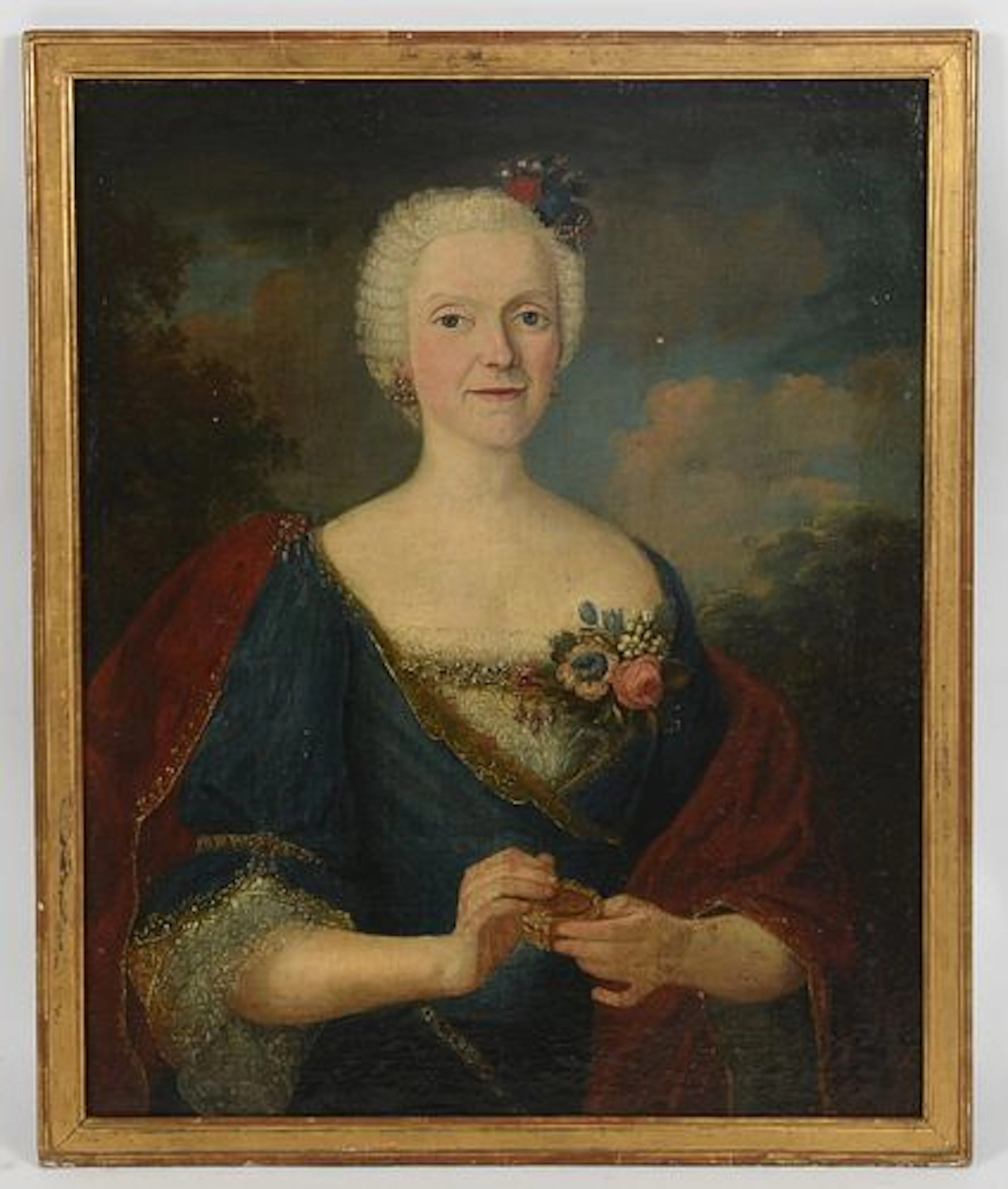 Johan Samiel Roth (German School, 18th Century), Portrait of Johanna