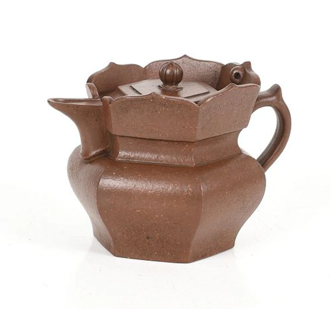 A Chinese Yixing 'Monk's Cap' Teapot