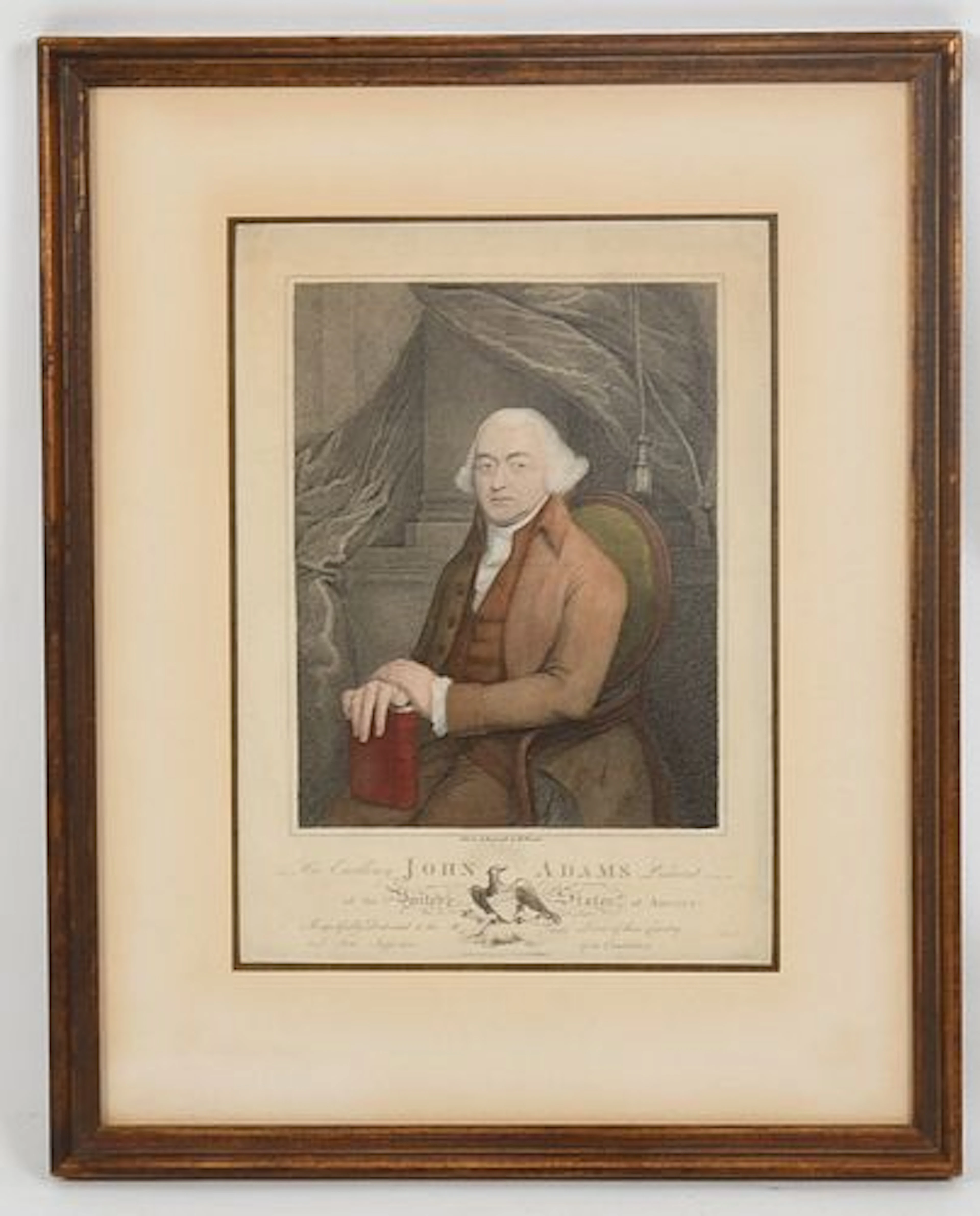 H. Houston (American, 18th Century), "His Excellency John Adams President