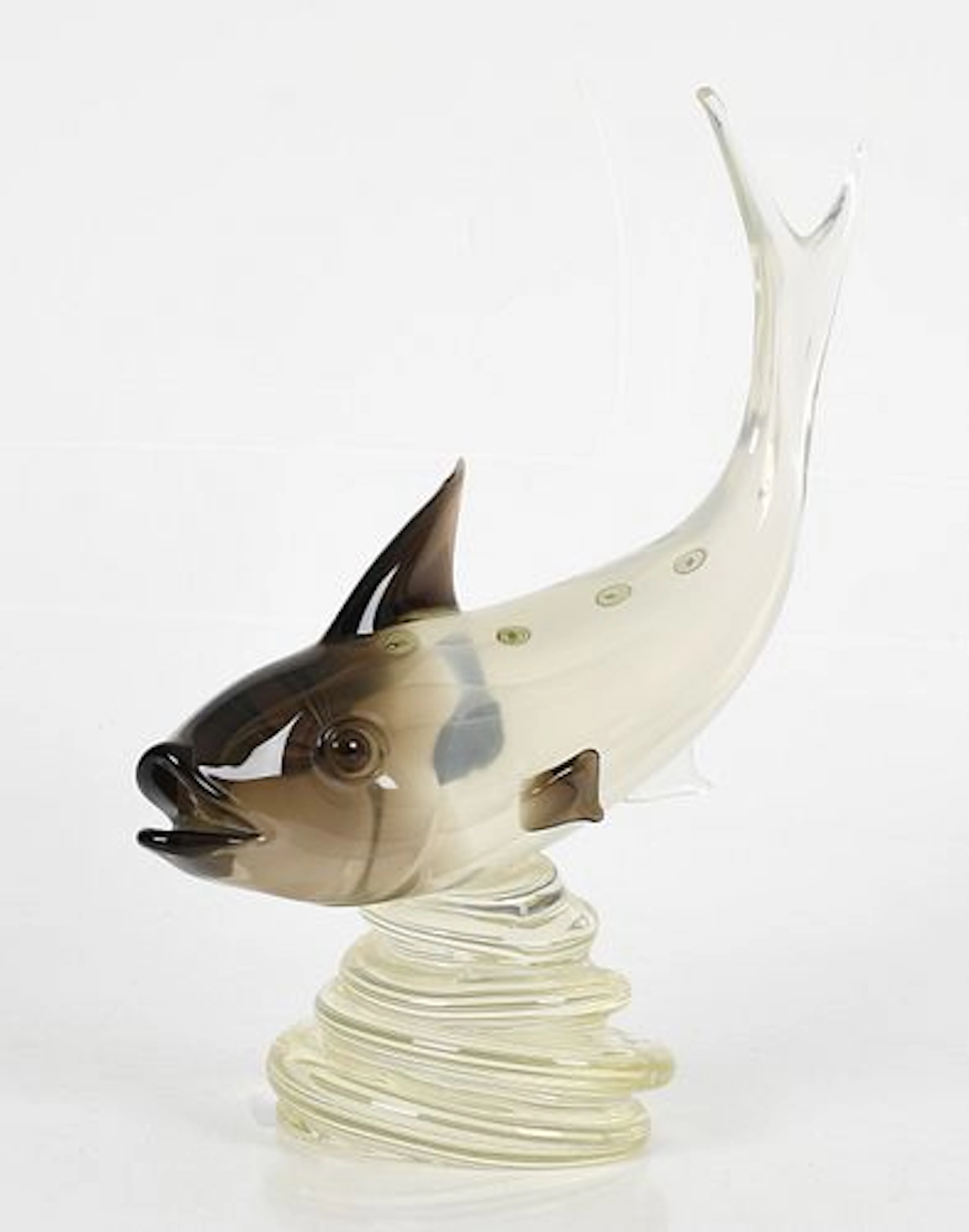 A Murano Art Glass Fish, Late 20th Century