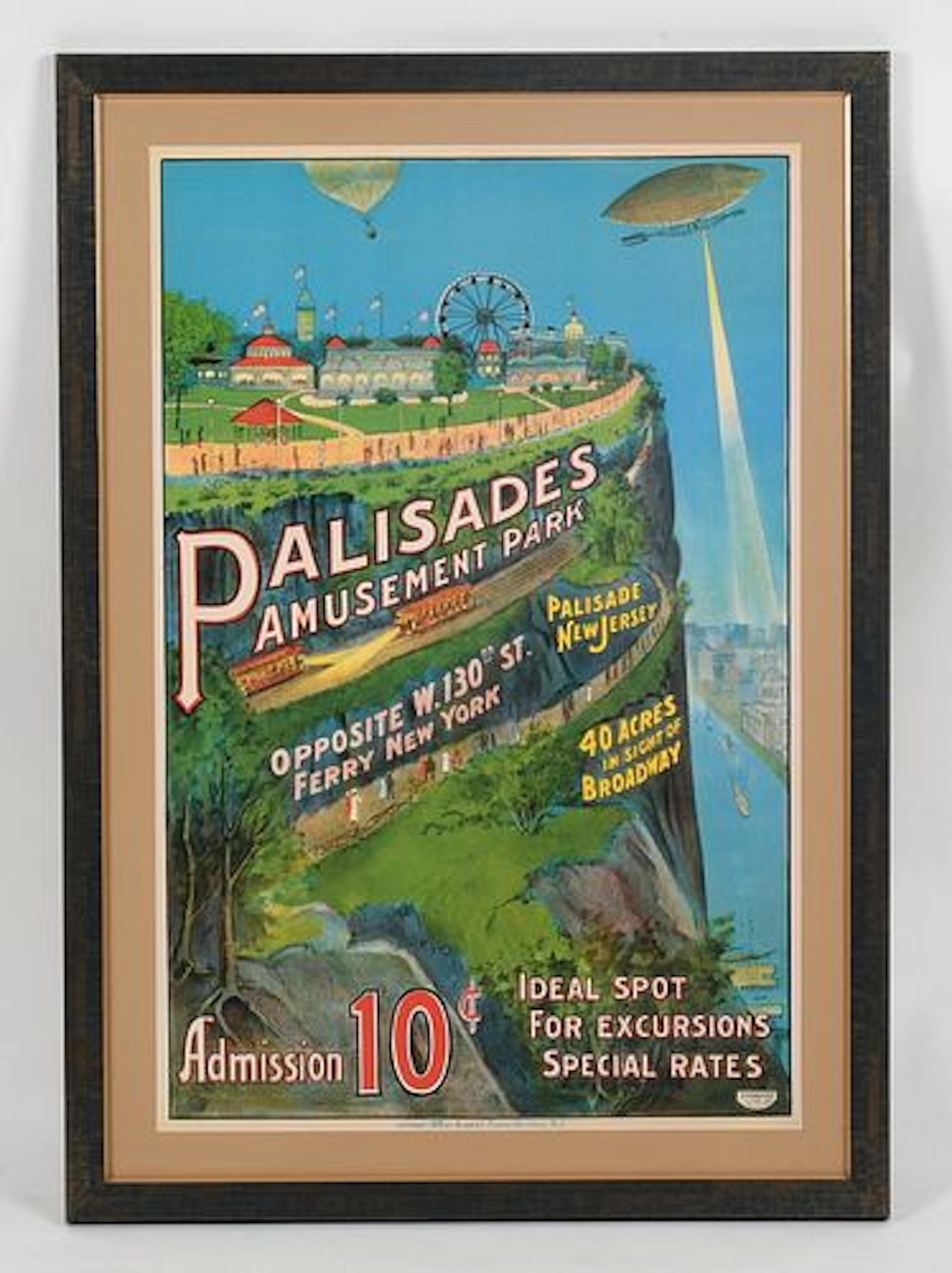 'Palisades Amusement Park', Reproduction Poster