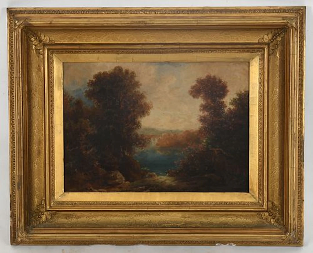 Attributed to Margaret Butler Meade (Philadelphia, 1845-1905), Landscape, 1891