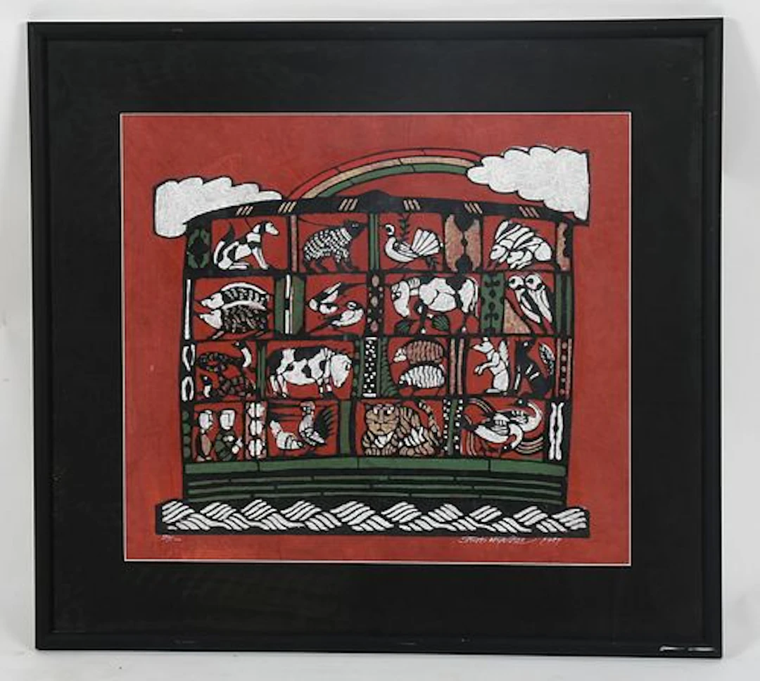 Sadao Watanabe (Japanese, 1913-1996), "Noah's Ark"