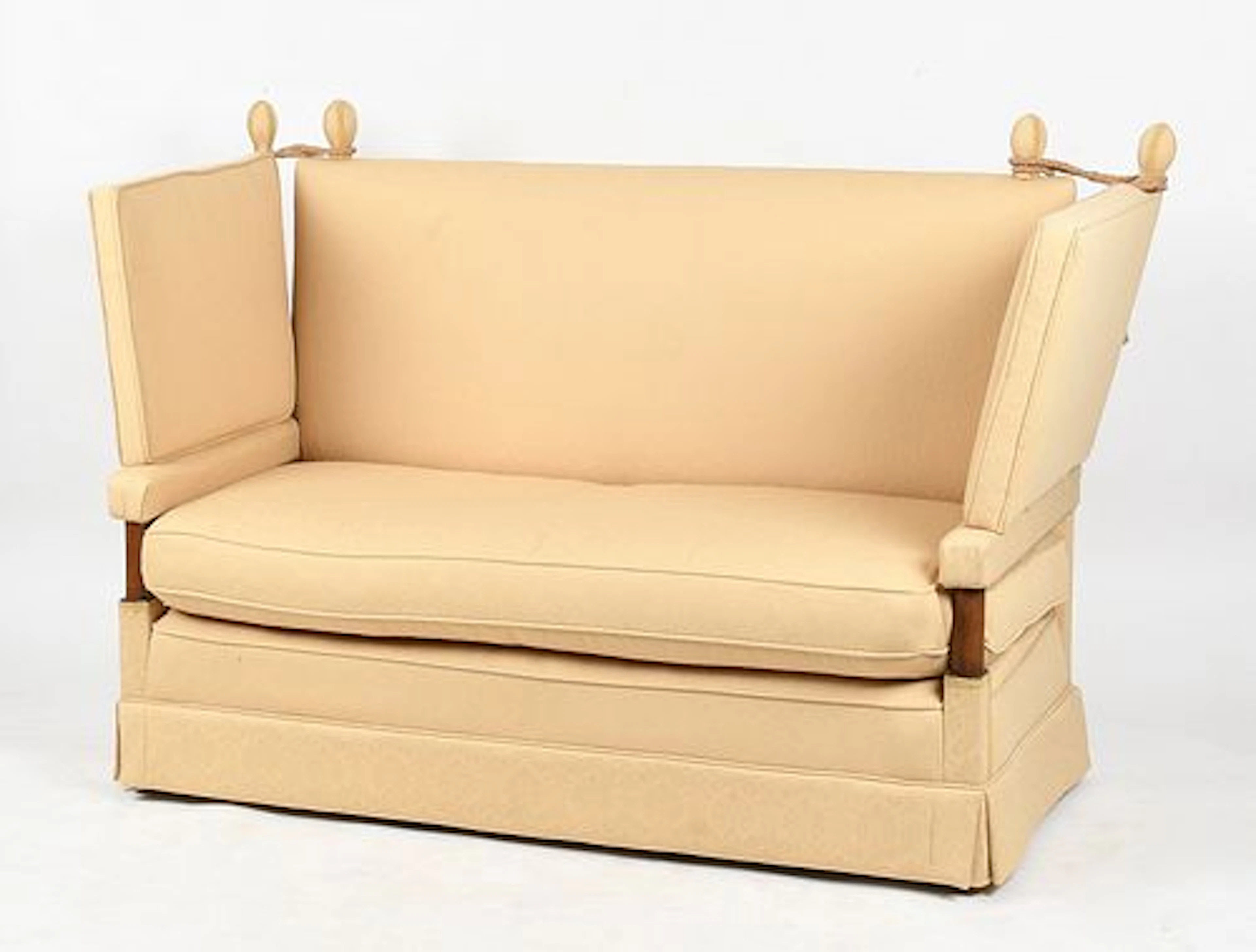 A Knole-Style Upholstered Sofa, Late 19th/ Early 20th Century