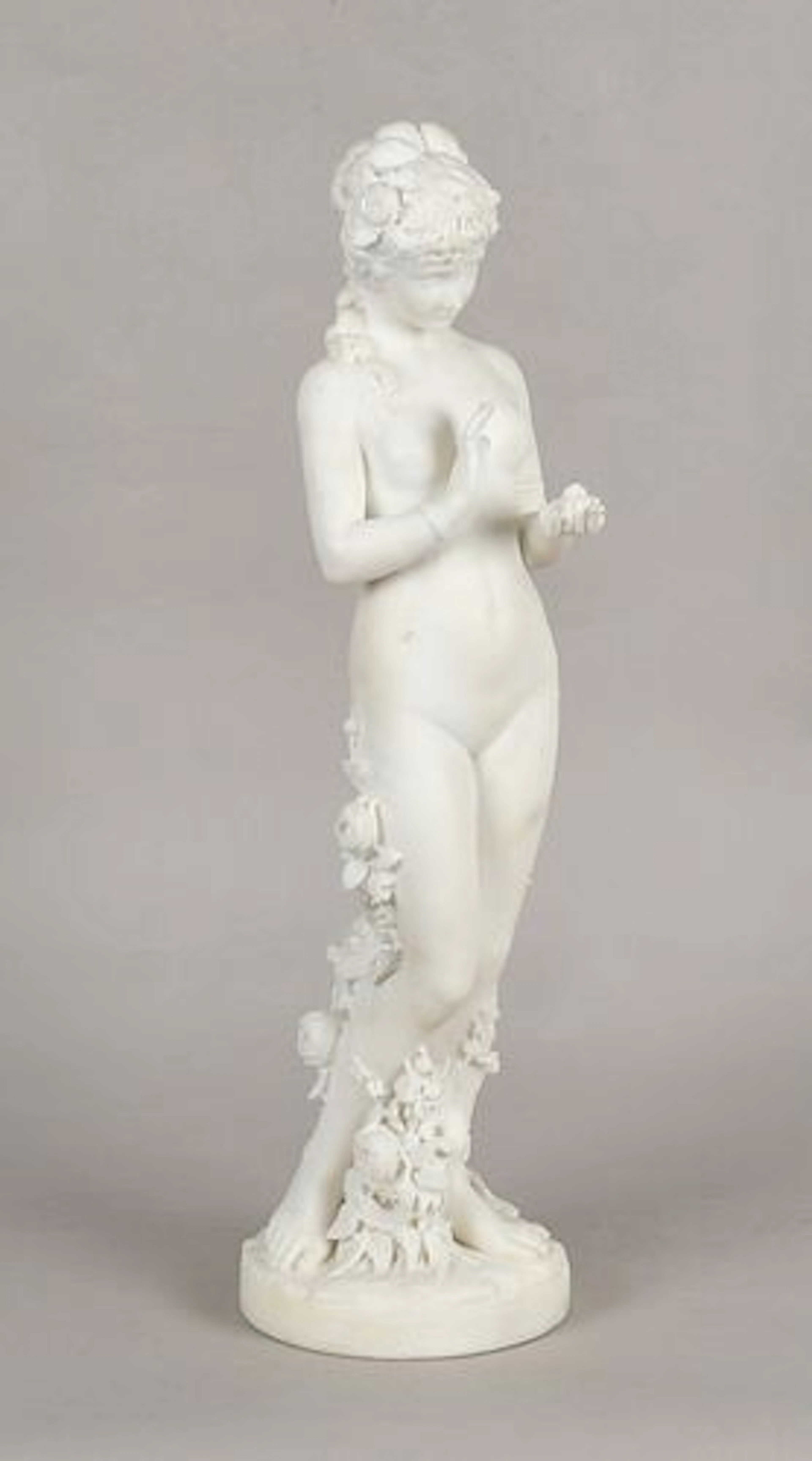 Cesare Lapini (Italian, 1848-1893), Mythological Female Marble Figure