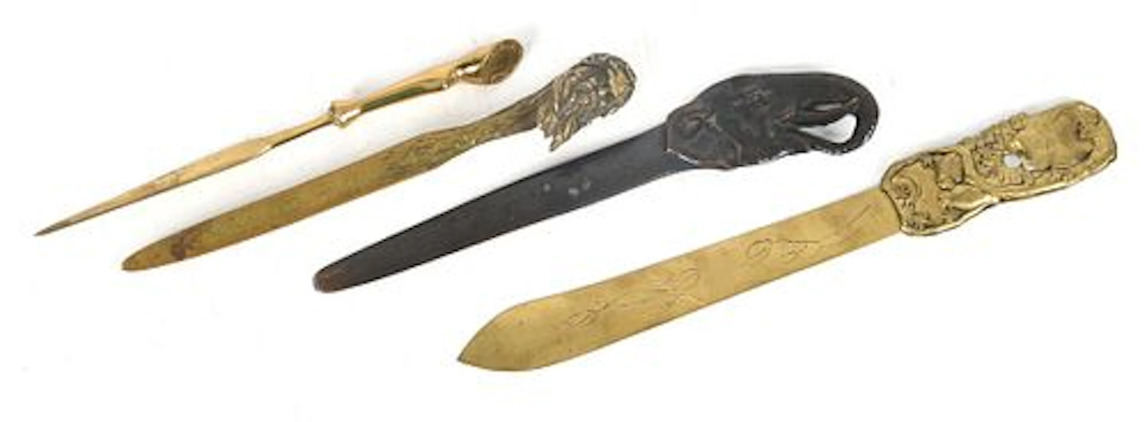 A Group of Late 19th and 20th Century Letter Openers