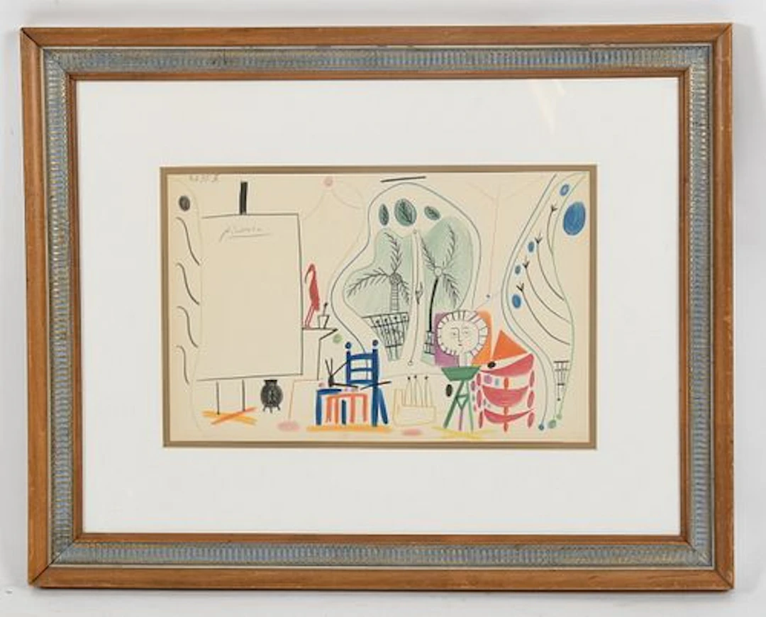 Pablo Picasso (Spanish, 1881-1973), print from "Carnet de la Californie"