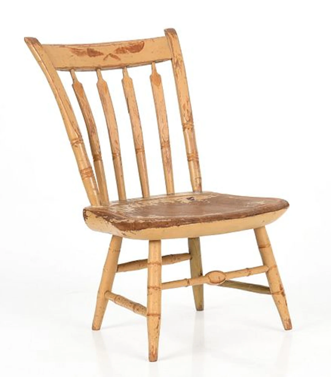 An American Doll Size Windsor Chair circa 1820