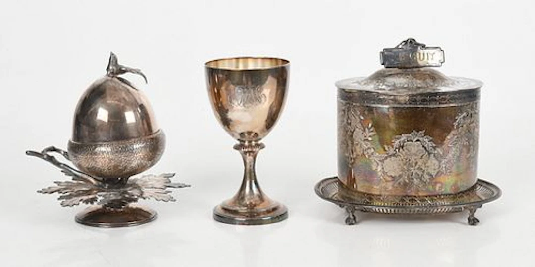 Three Silverplate Table Articles, Early 19th Century and Later