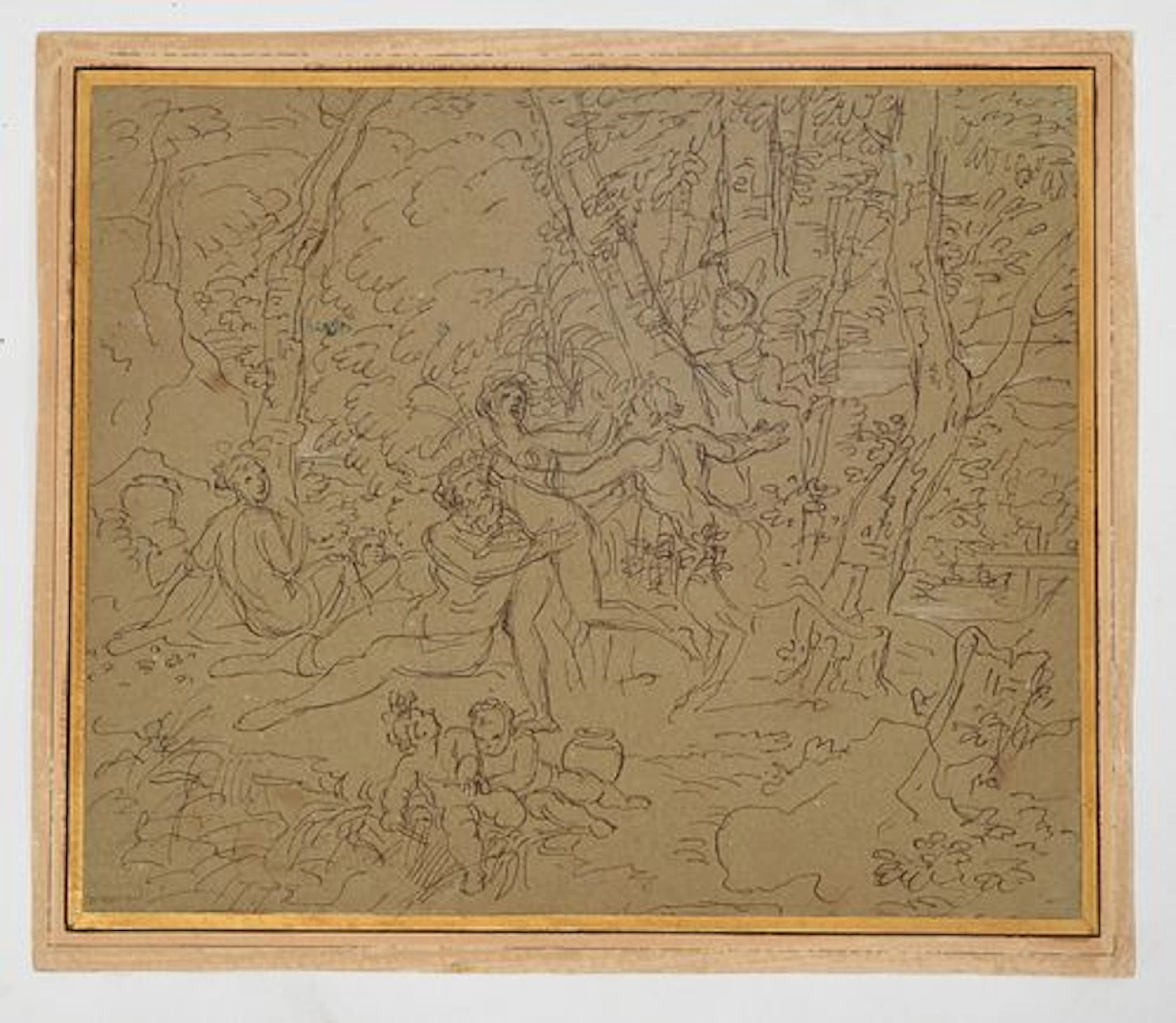 Old Master Style Drawing of a Mythological Subject, 18th Century