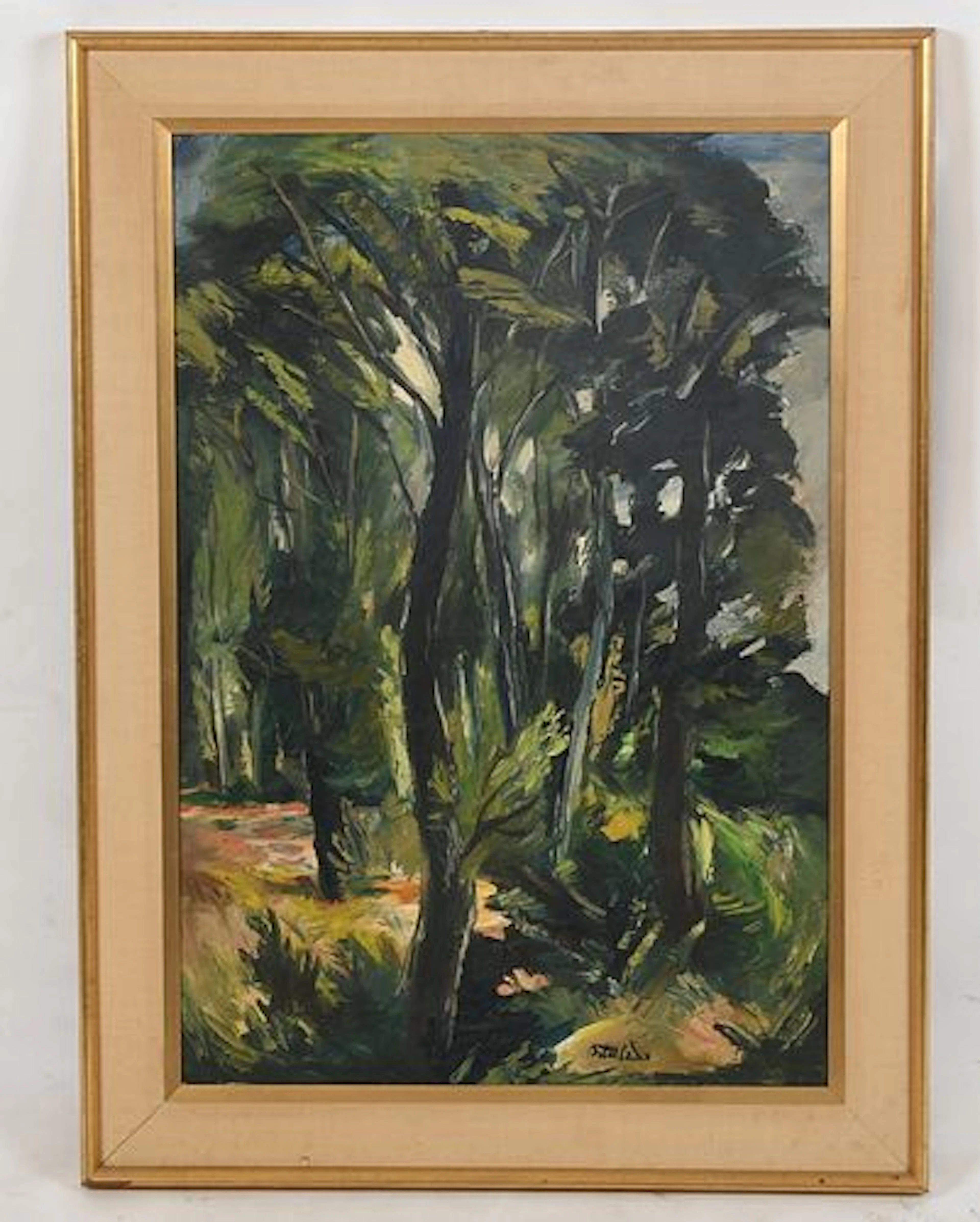 Anders Osterlind (French, 1887-1960), "Lyons Forest," 1949