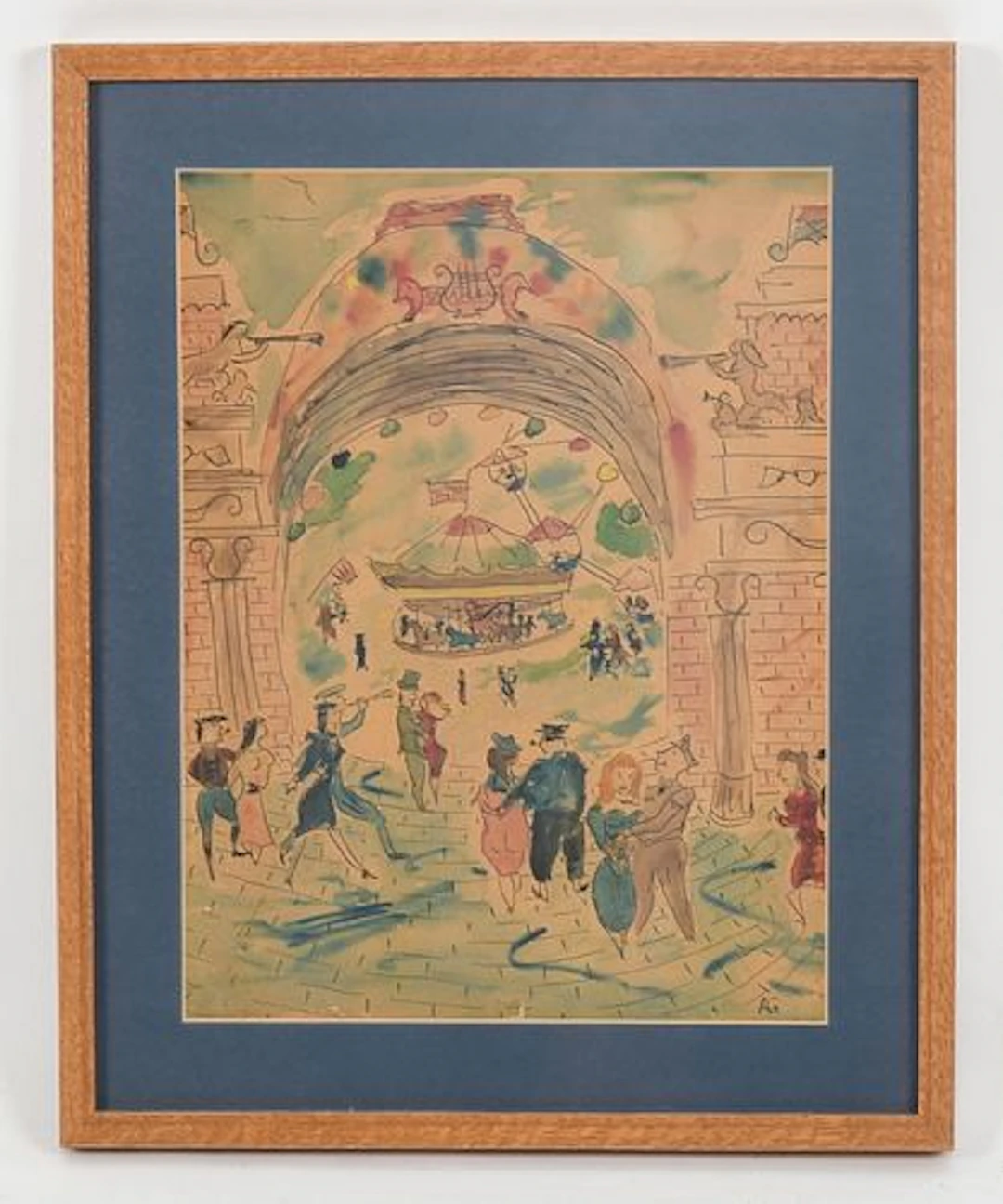 (Continental School, 20th Century), The Tivoli Gardens
