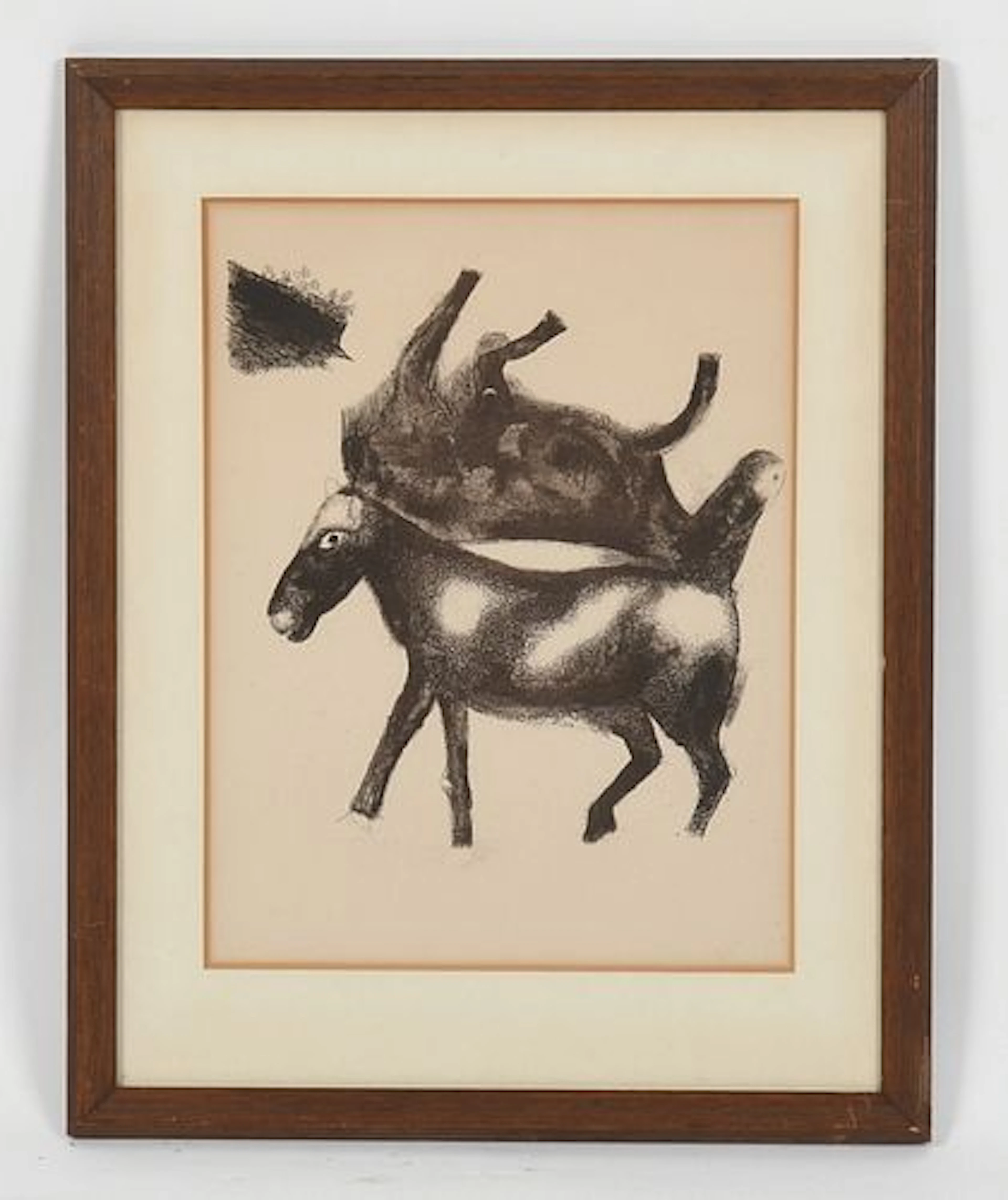 Marc Chagall (French, 1887-1985), Lithograph from "Journal d'un Cheval," 1952