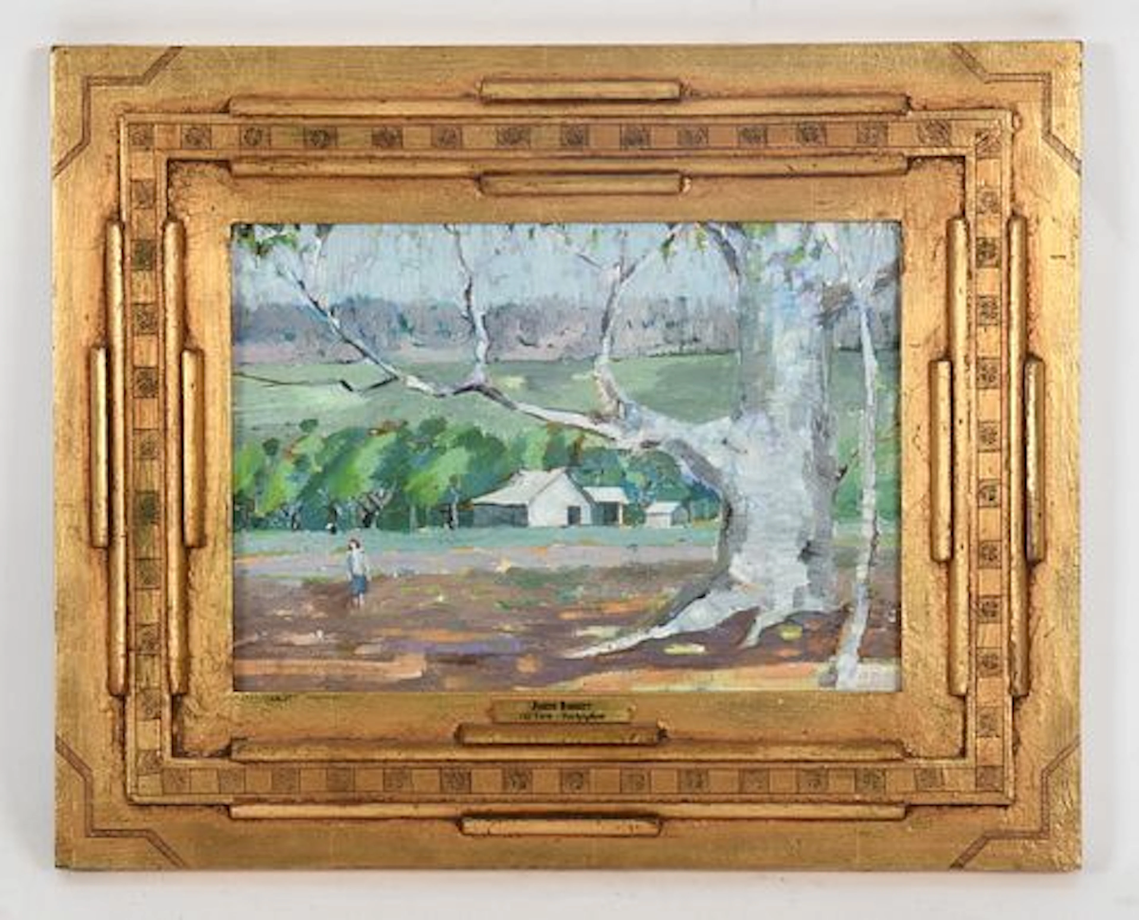 Joseph Barrett (Pennsylvania, b. 1936), "Old Farm Buckingham"