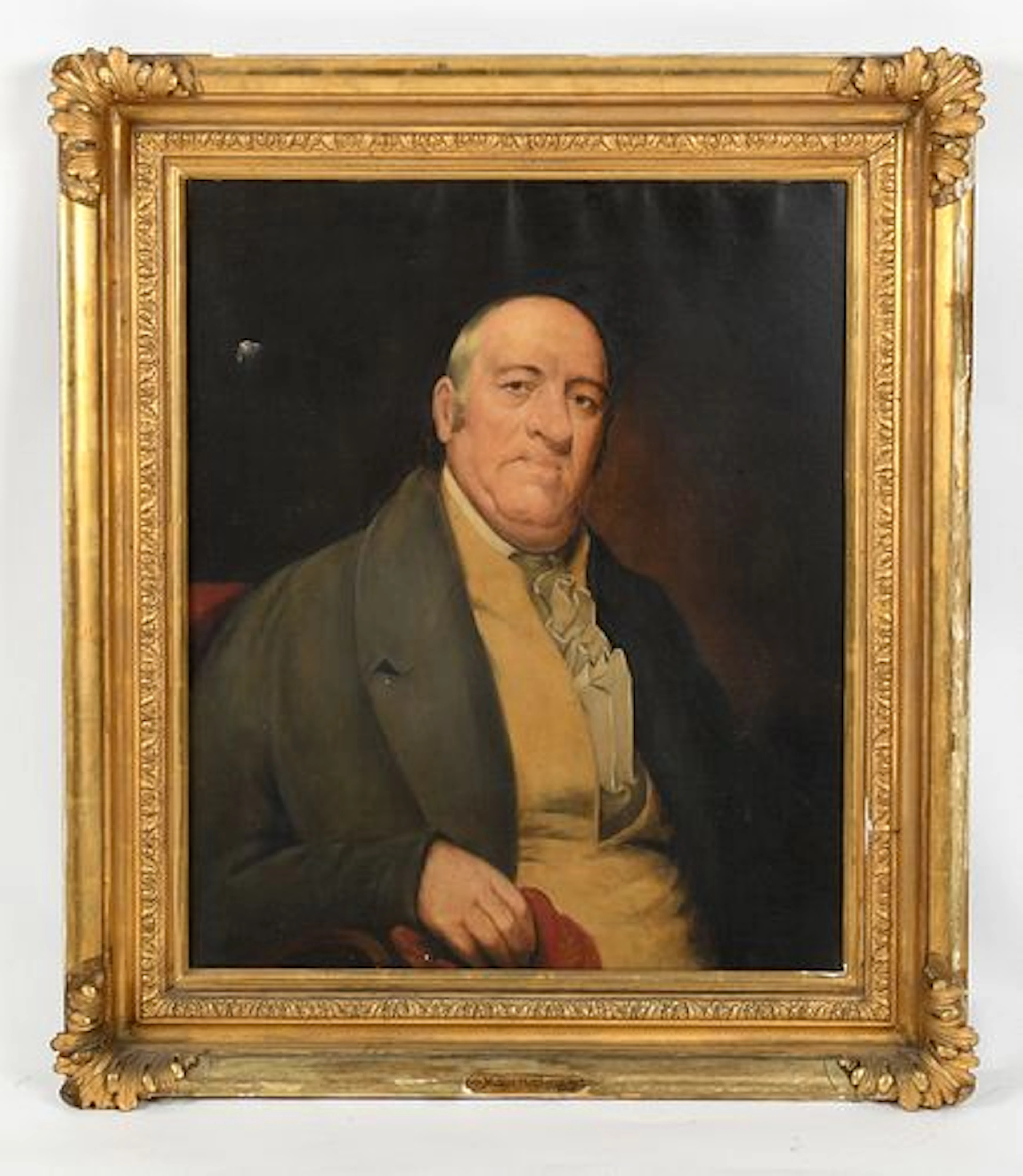 (American School, 19th Century), Portrait of Mahlon Hutchinson (1754-1836)