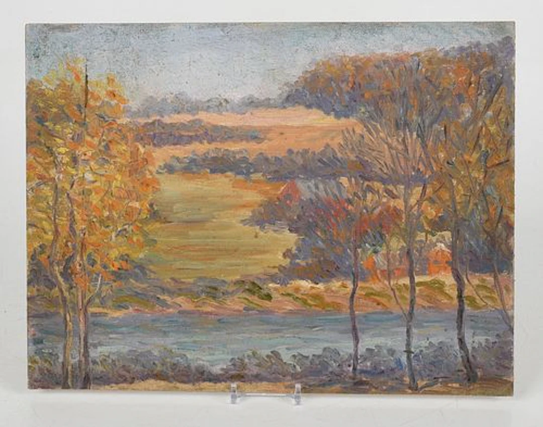 Att. to Casimir Sienkiewicz (American, 1892-1974), "Autumn Day"