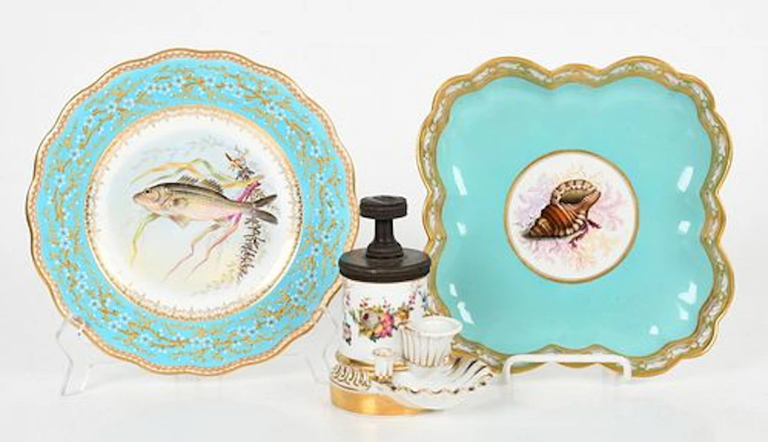 Three Pieces of 19th Century Porcelain