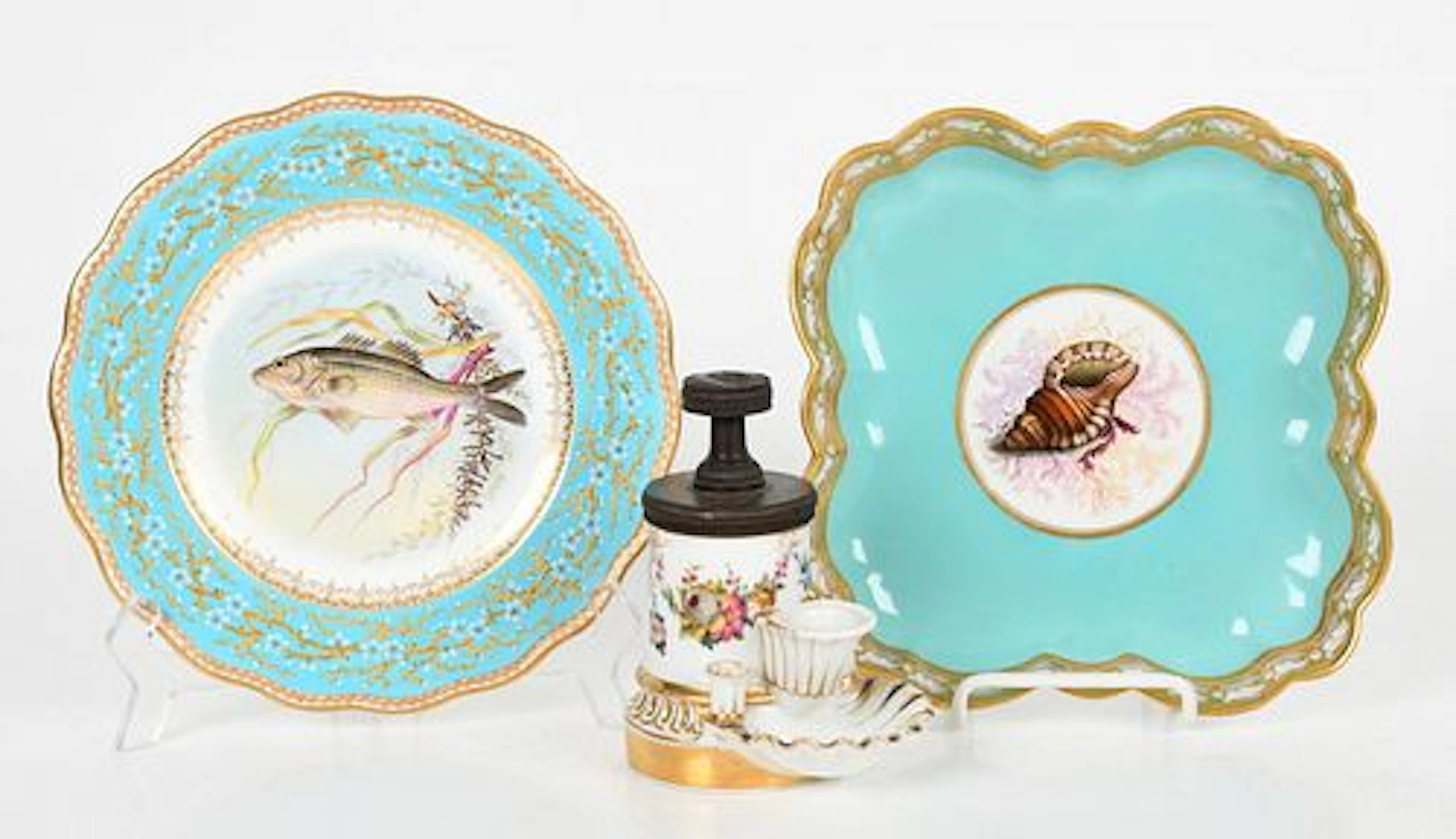 Three Pieces of 19th Century Porcelain
