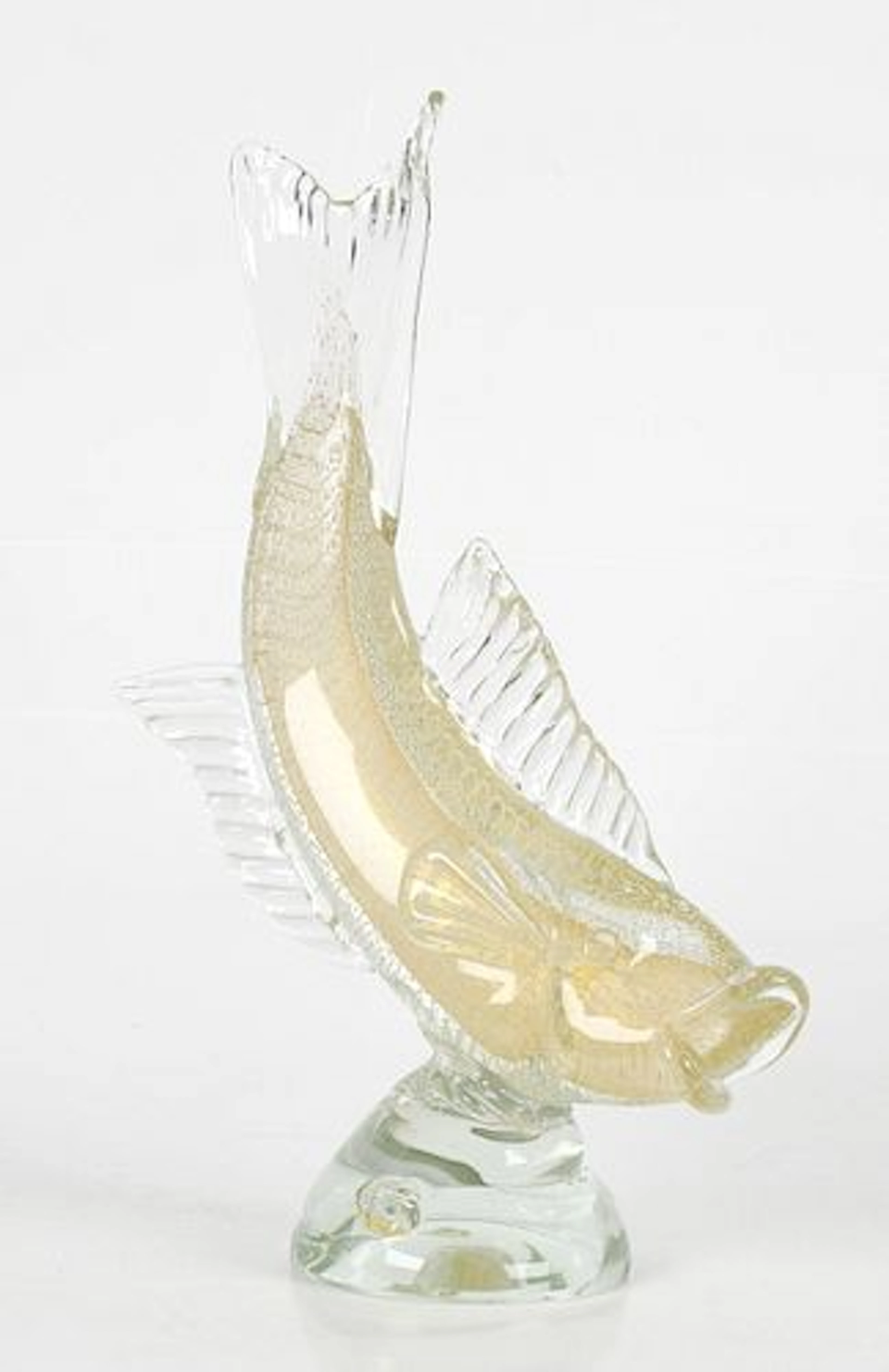 A Murano Art Glass Fish, Late 20th Century