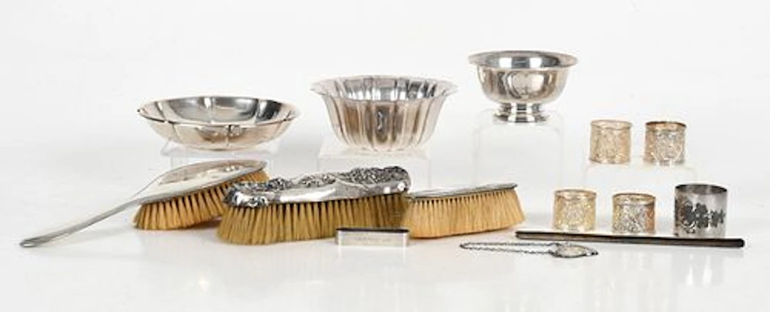 Various Sterling Silver Household Articles
