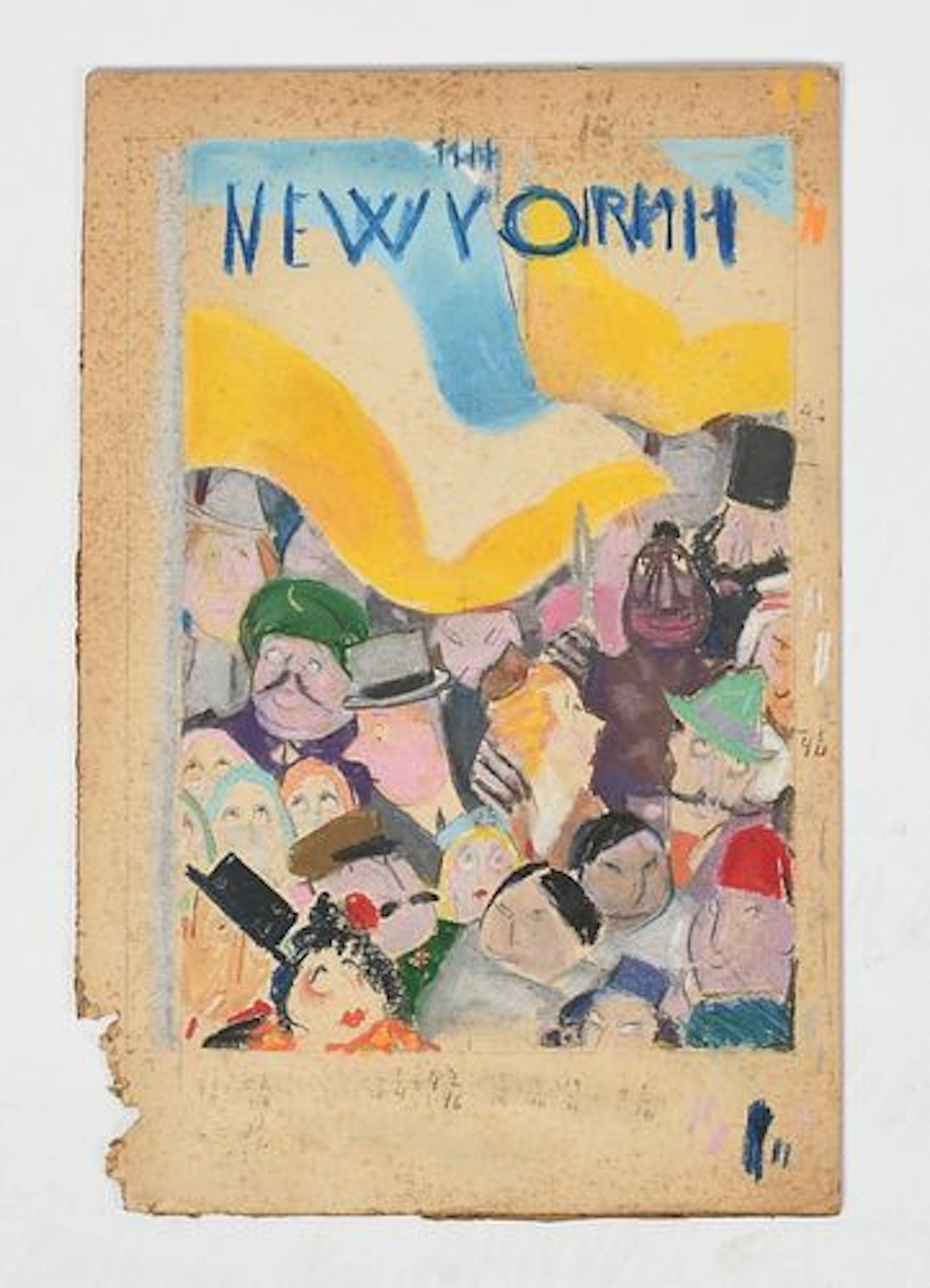William Henry Cotton (American, 1880-1958), Sketch for The New Yorker