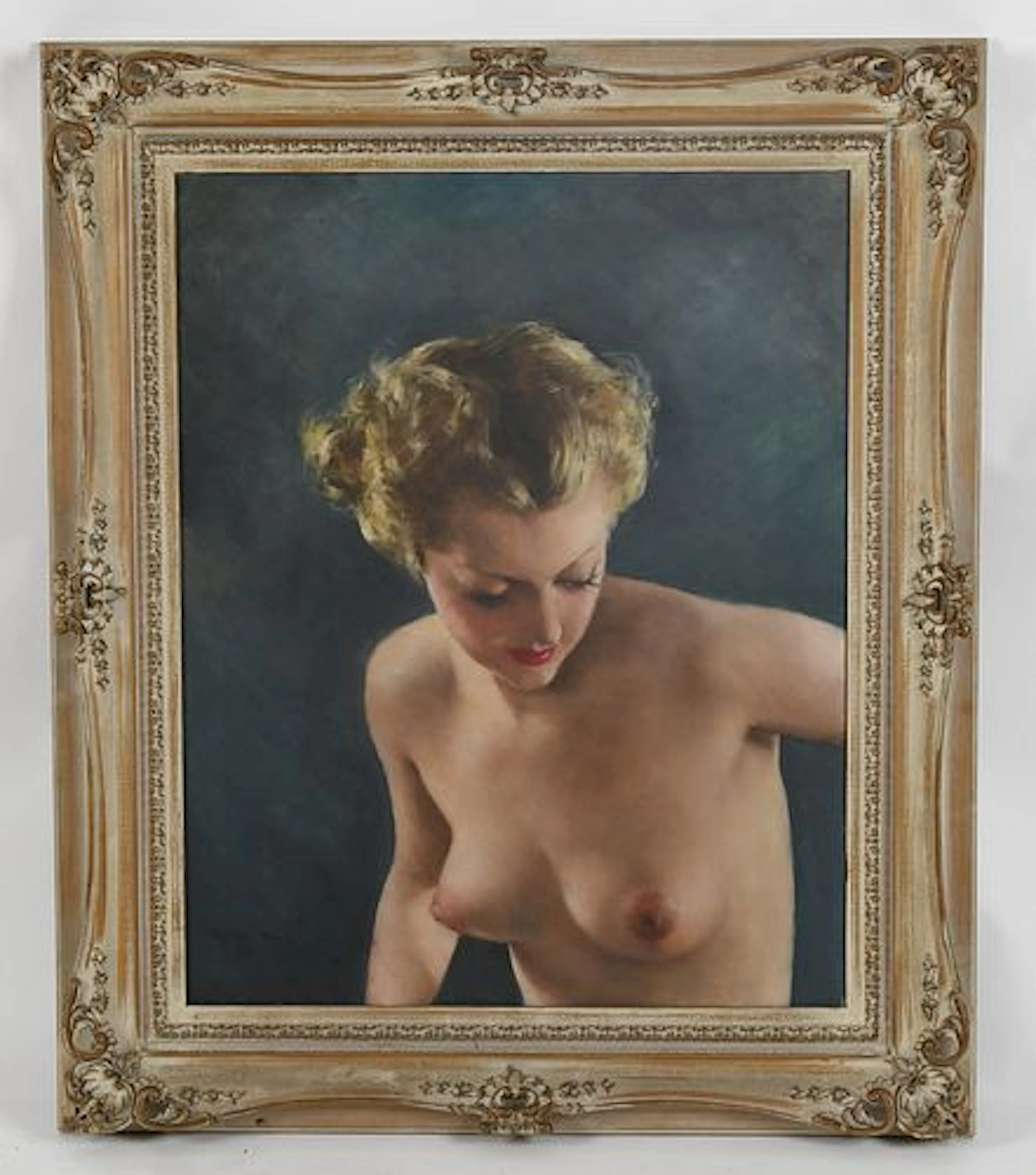 Pal Fried (Hungarian/ American, 1893-1976), Portrait of a Nude Woman