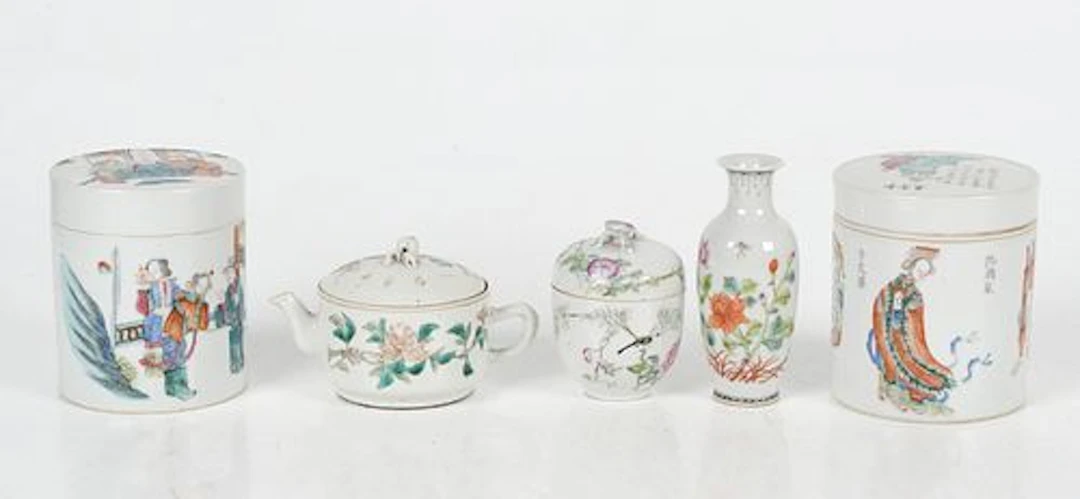 Five Chinese Porcelain Vessels
