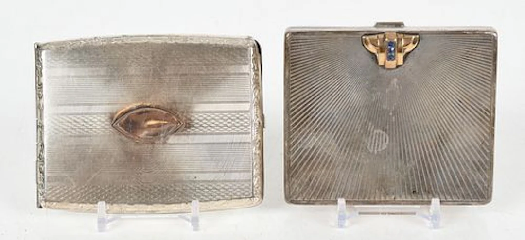 Two American Sterling Silver Boxes, First Half 20th Century