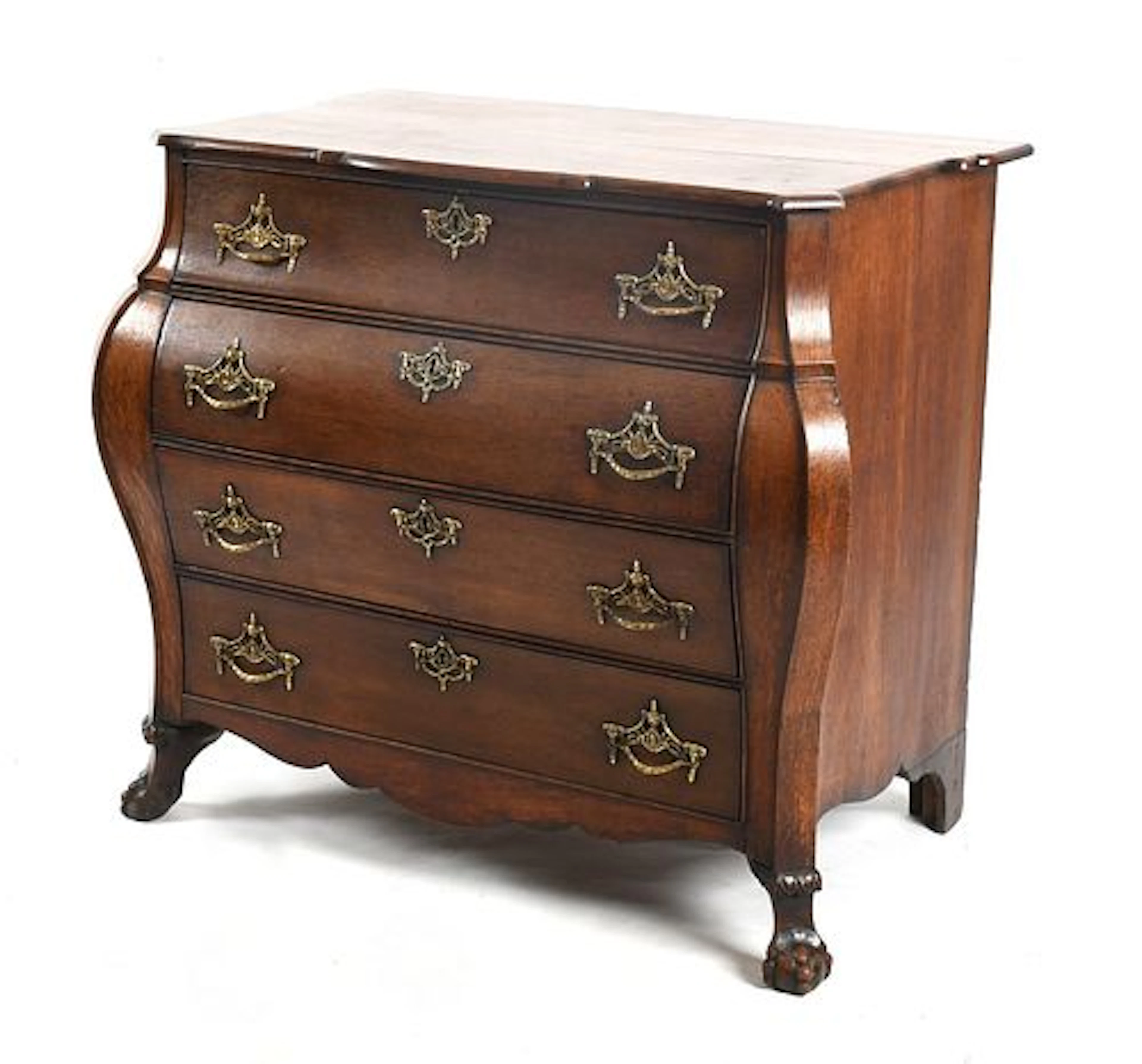 A Continental Bombe Commode, 19th Century