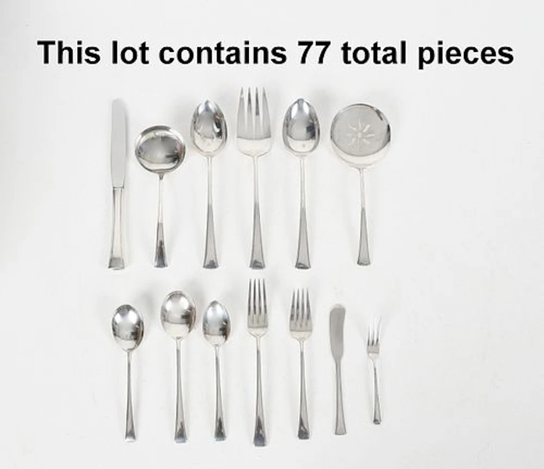 Fine Arts Sterling Silver Co., Partial Flatware Service