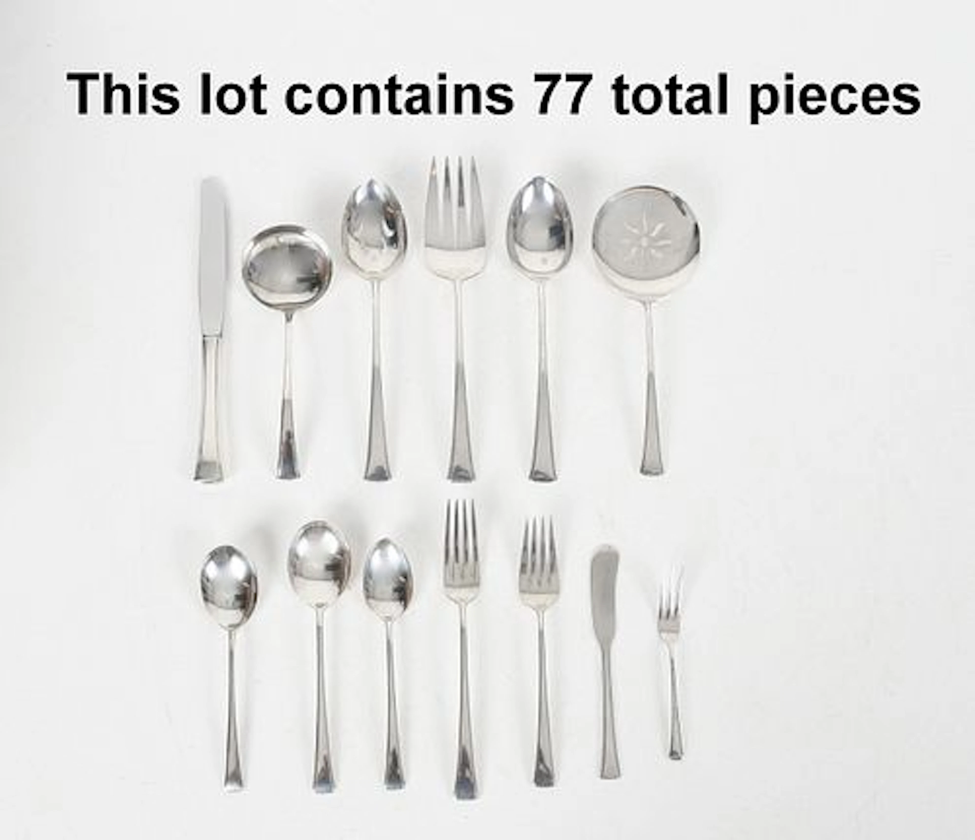 Fine Arts Sterling Silver Co., Partial Flatware Service