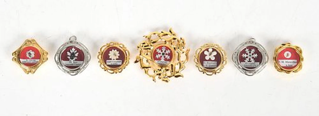 A Collection of Seven Religious Saint Relics