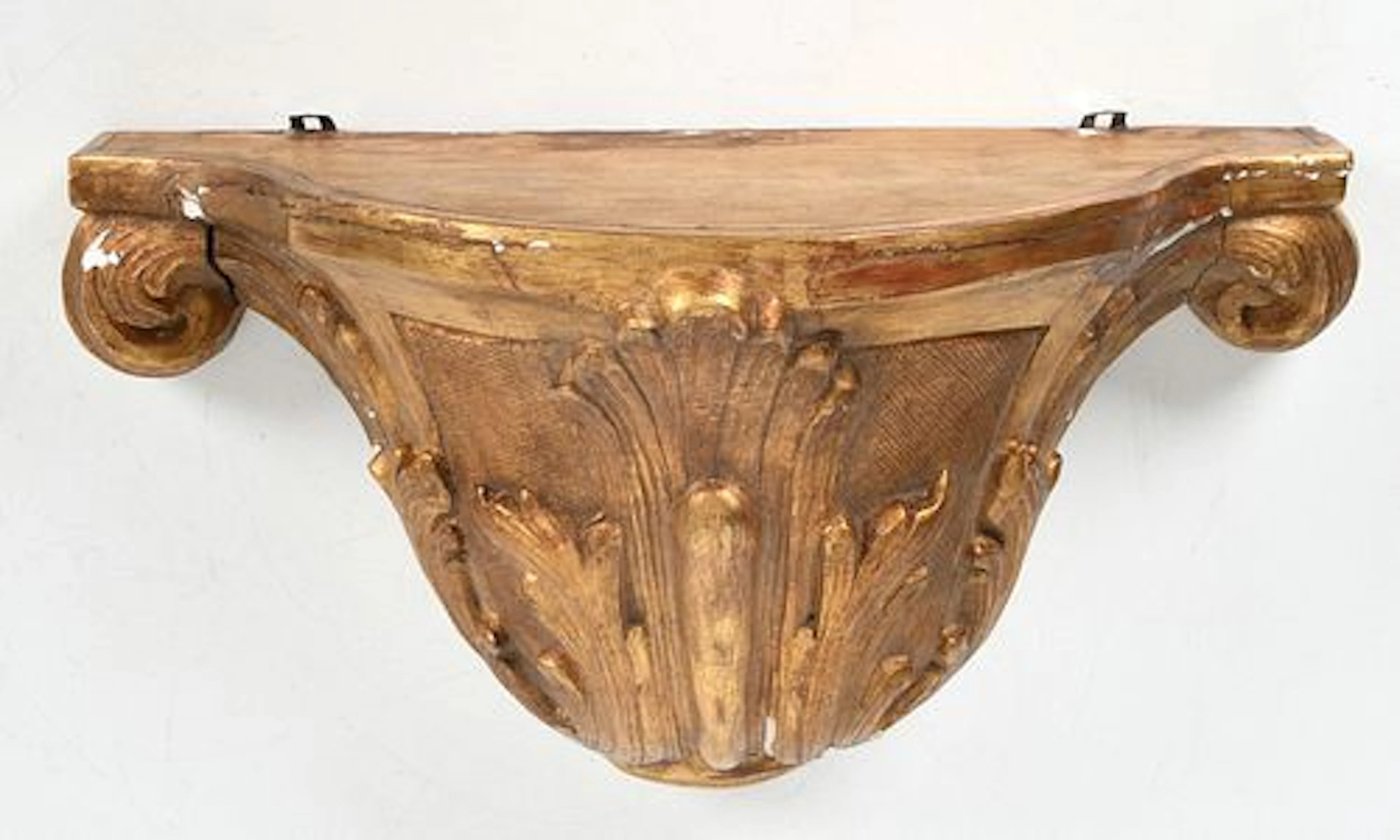 A Continental Giltwood Wall Bracket, Late 19th Century