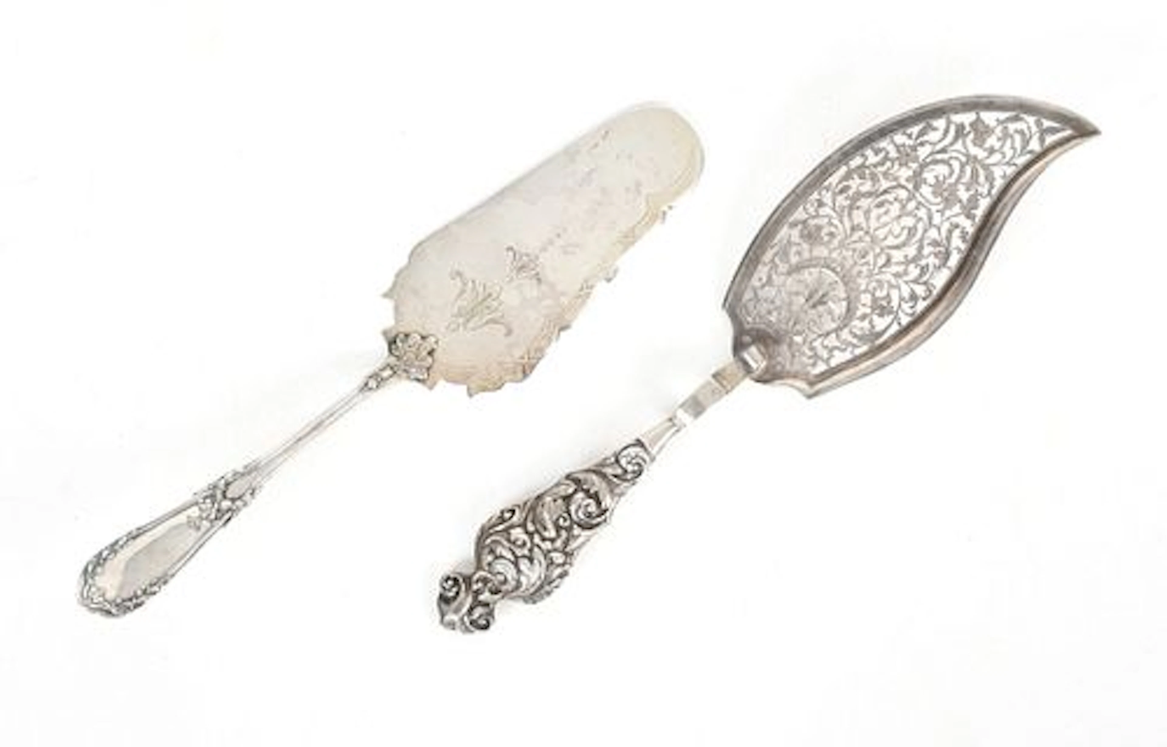 A Viennese Silver Fish Server