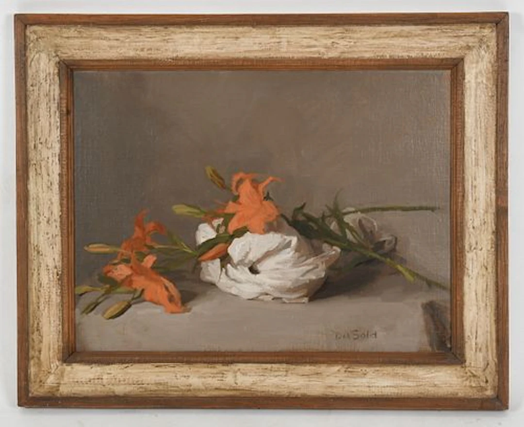 Paul Dusold (American, b. 1963), Still Life with Lilies