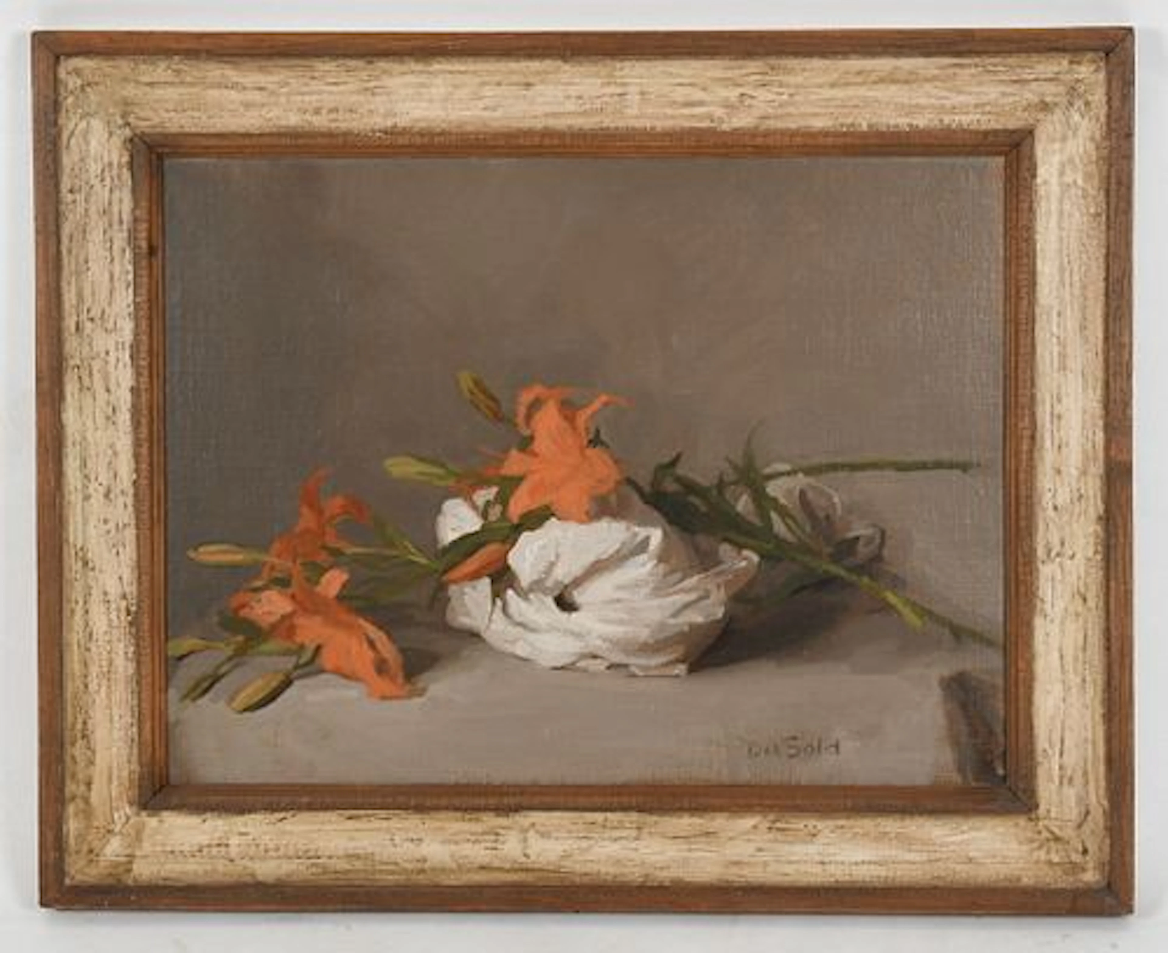 Paul Dusold (American, b. 1963), Still Life with Lilies