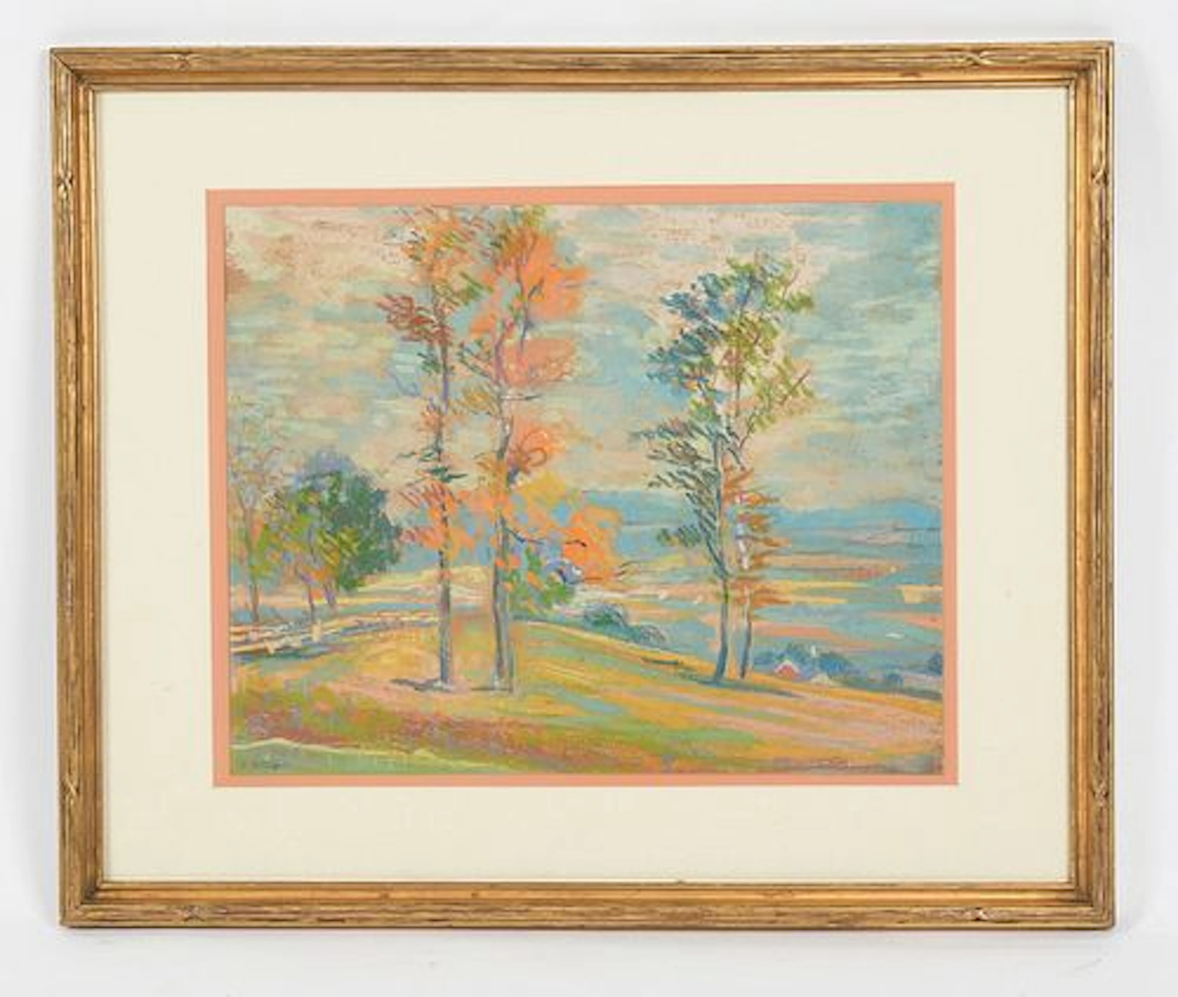 Alexander Portnoff (American, 1887-1949), Autumn Landscape, 1936